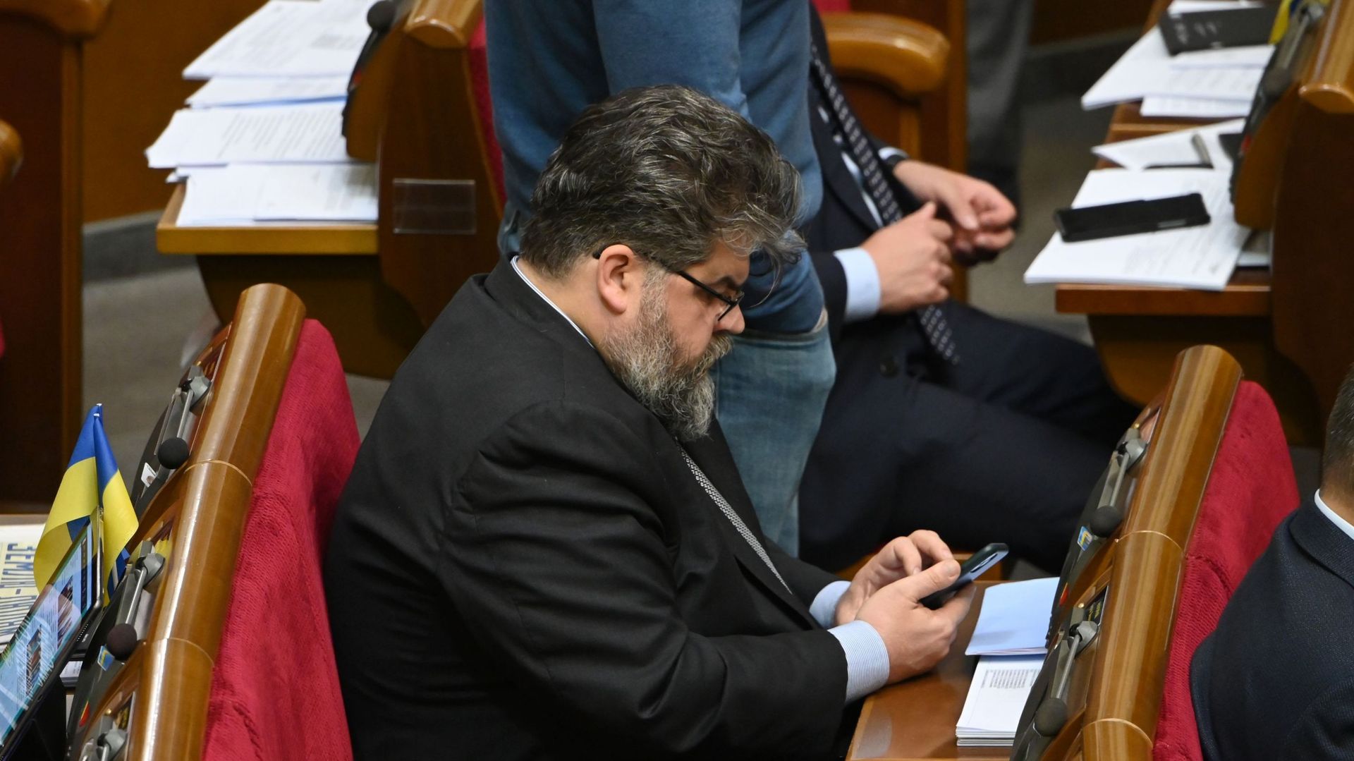 Bogdan Iaremenko au parlement à Kiev