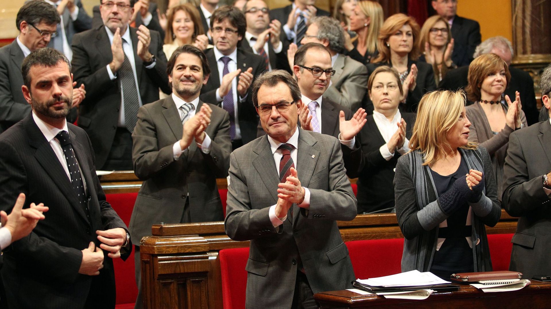 Le président catalan Artur Mas qualifie le texte de résolution sur la souveraineté de cette région d'Espagne "d'historique"