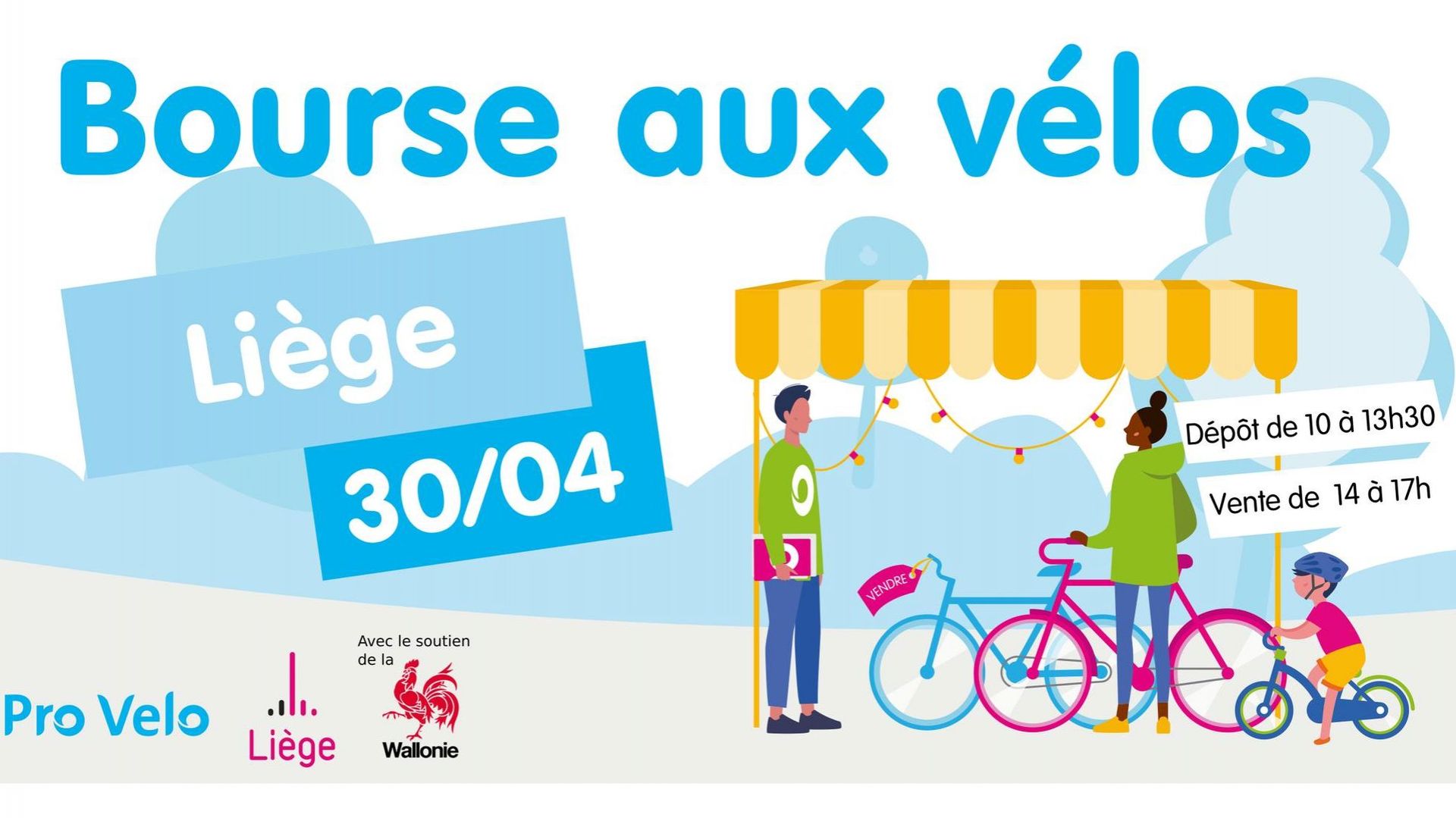 Bourse aux vélos à Jambes