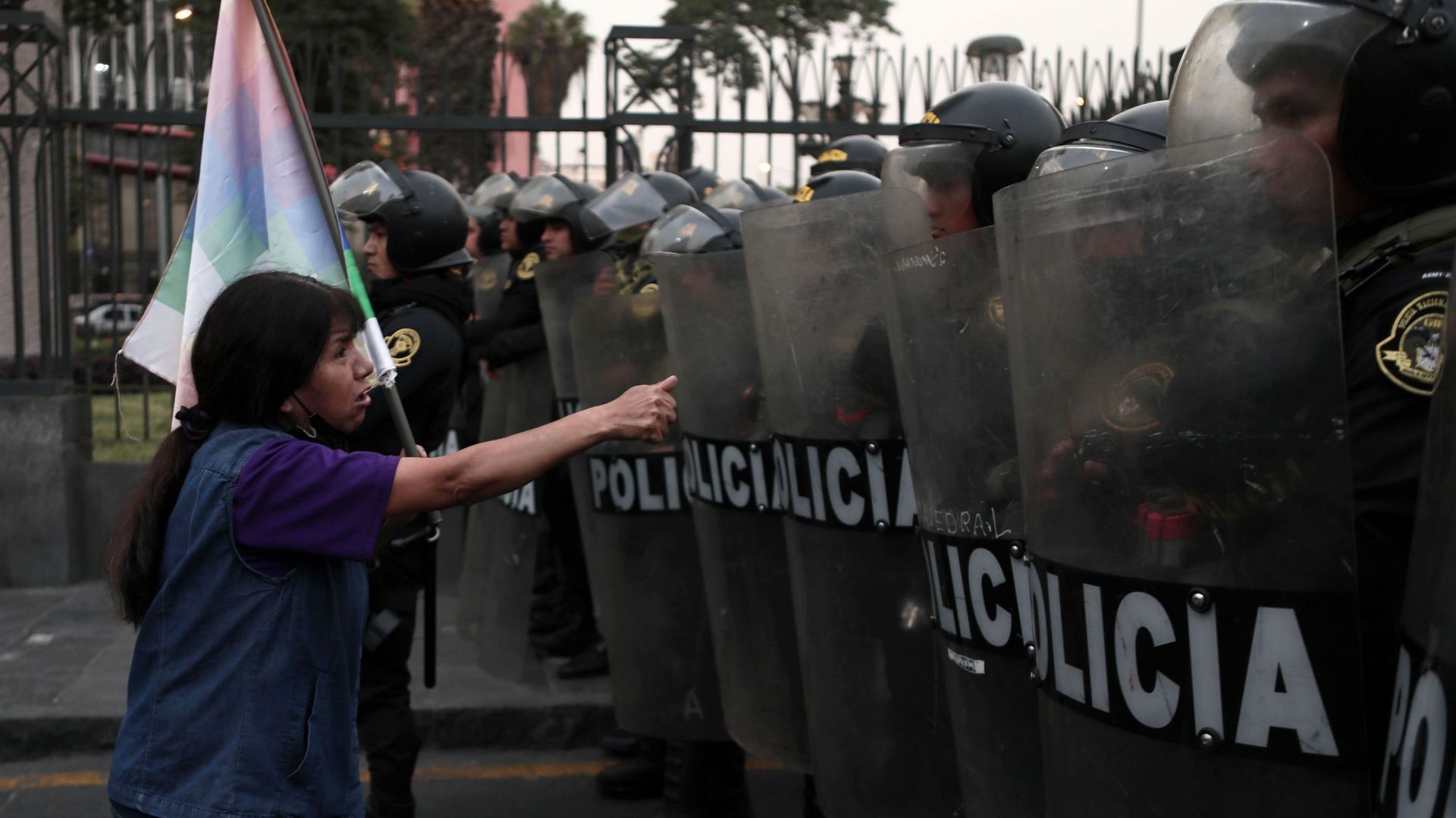 Protestations antigouvernementales à Lima