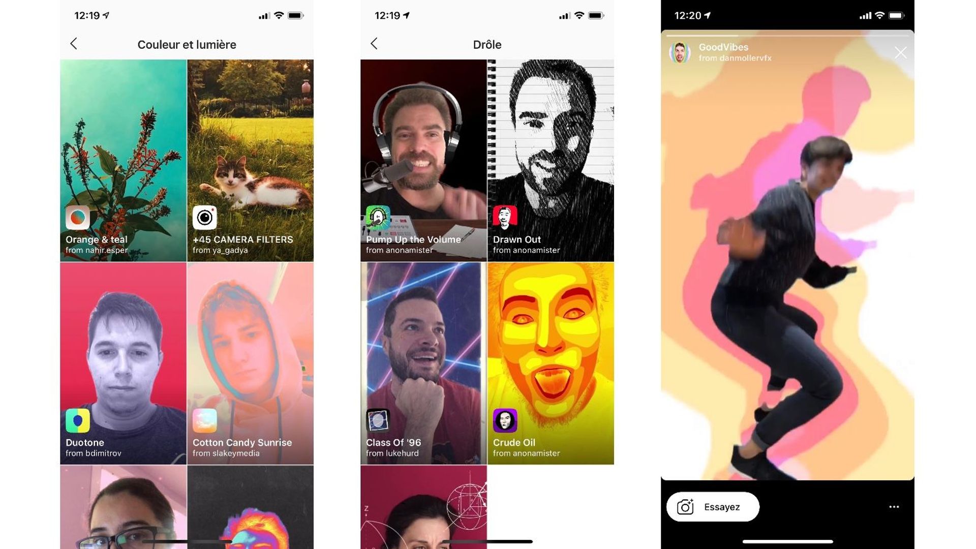Instagram : Voici comment accéder à l'ensemble des filtres