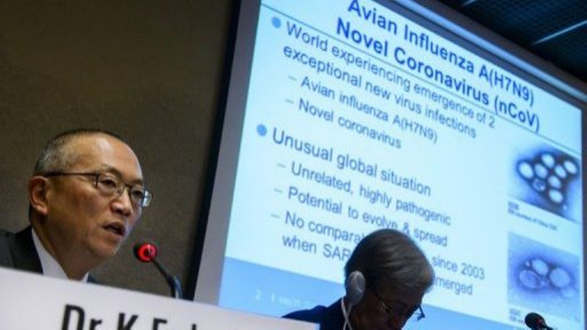 Le directeur général adjoint de l'Organisation Mondiale de la Santé, Keiji Fukuda, le 21 mai 2013 à Genève