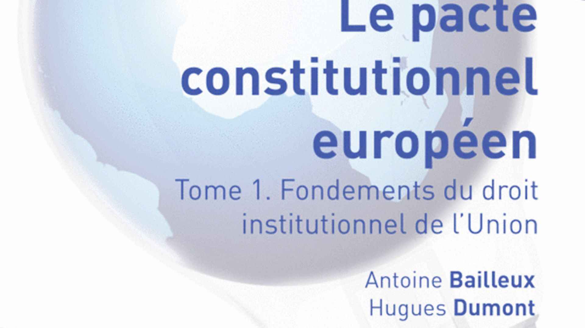 Le pacte constitutionnel européen