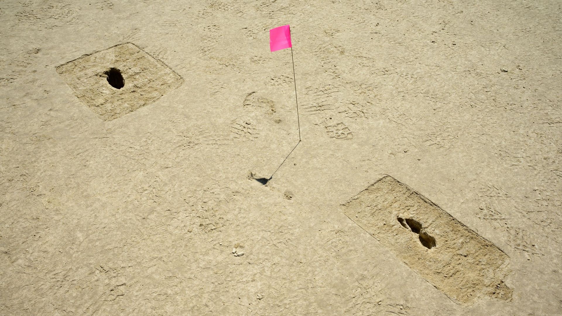 Les traces de pas trouvées sur la base militaire de l’Utah sont les premières détectées hors des White Sands