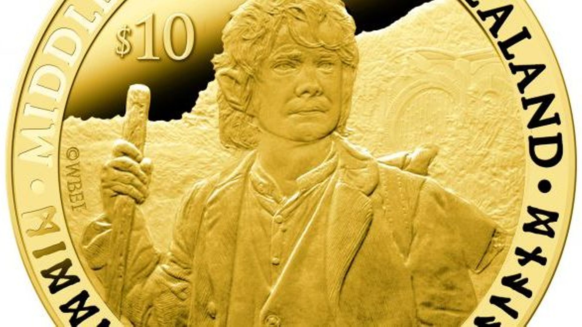 "Bilbo le Hobbit" frappé sur des dollars néo-zélandais