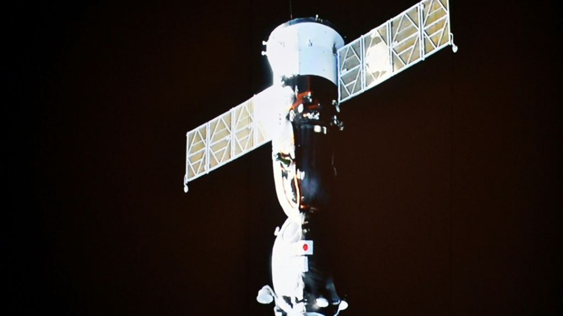 Un vaisseau russe Soyouz après avoir quitté la Station spatiale internationale
