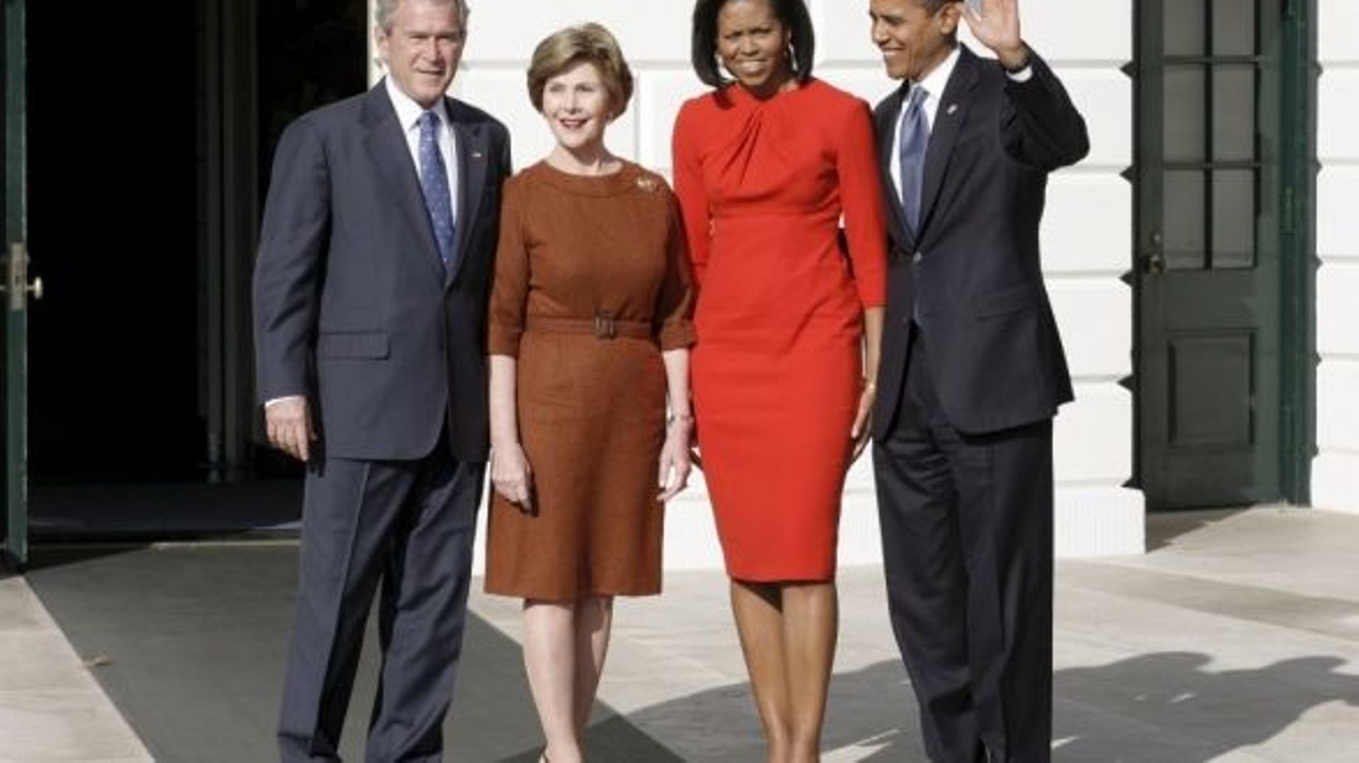 Michelle et Barack Obama visitent la Maison Blanche - rtbf.be