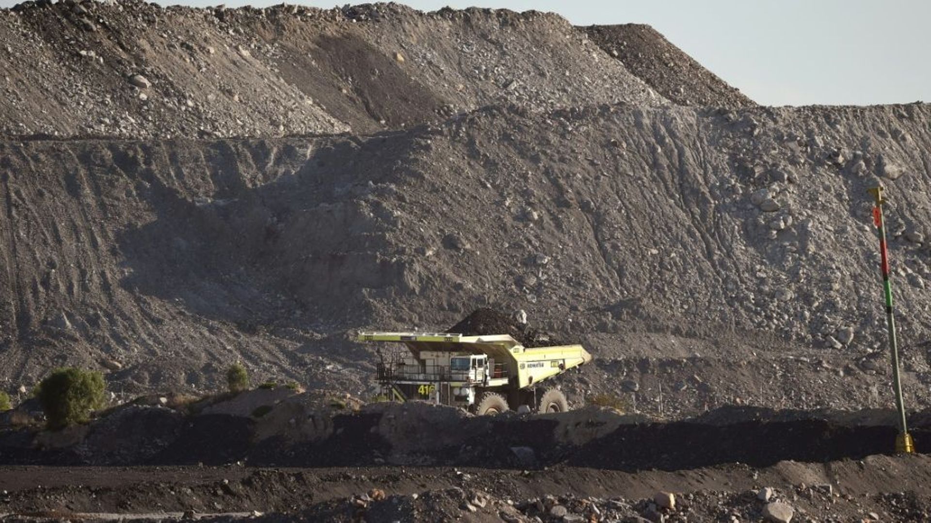 Mine de charbon à Singleton, dans la Hunter Valley en Australie, le 18 novembre 2015