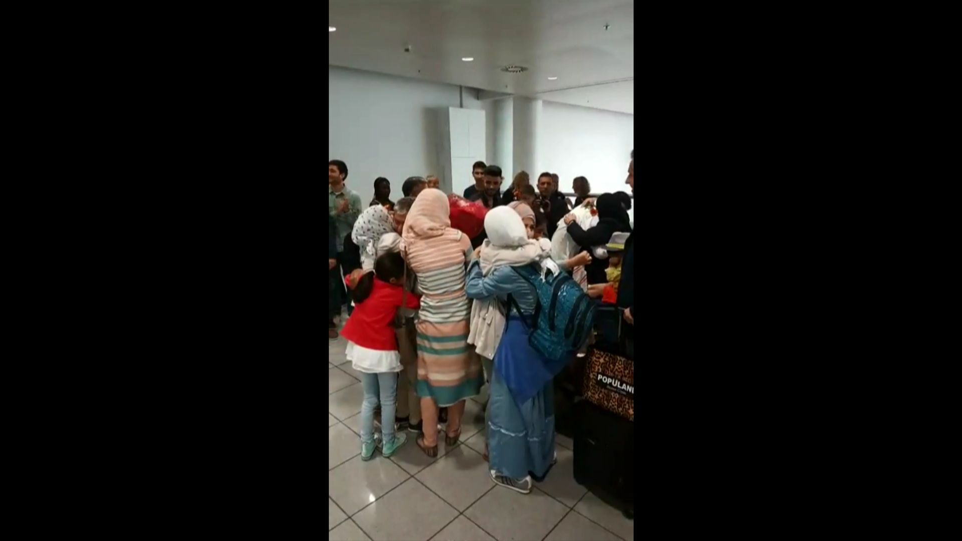 L'arrivée des réfugiés syriens à l'aéroport de Bruxelles 