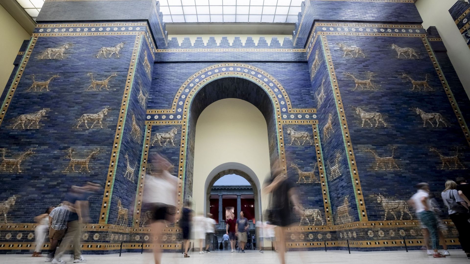 La porte d’Ishtar reconstruite au Musée Pergamon à Berlin (2019).