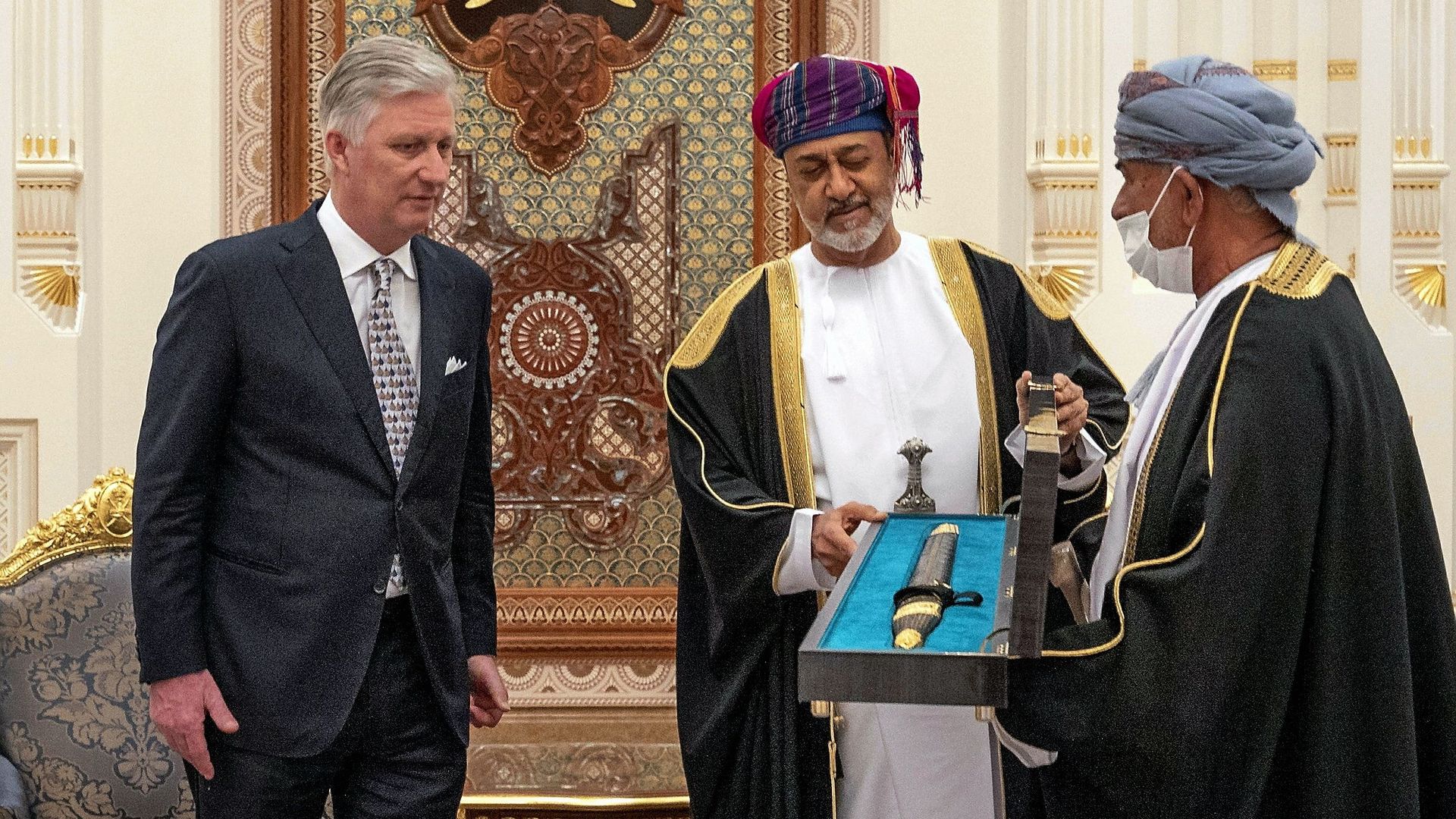 Le Roi a été reçu par le Sultan d’Oman