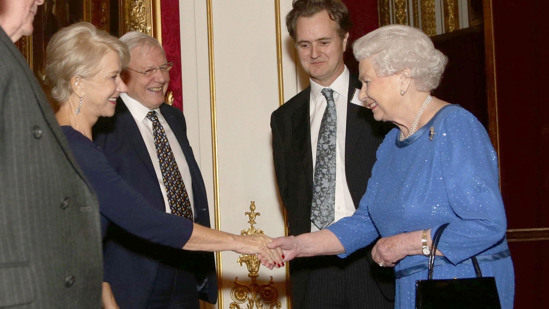 Queen Elizabeth II Hosts Dramatic Arts Reception At Buckingham Palace