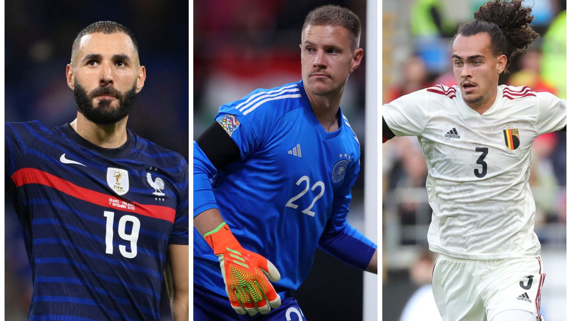 Karim Benzema, Marc-André Ter Stegen et Arthur Theate n’ont pas joué la moindre minute au Qatar.