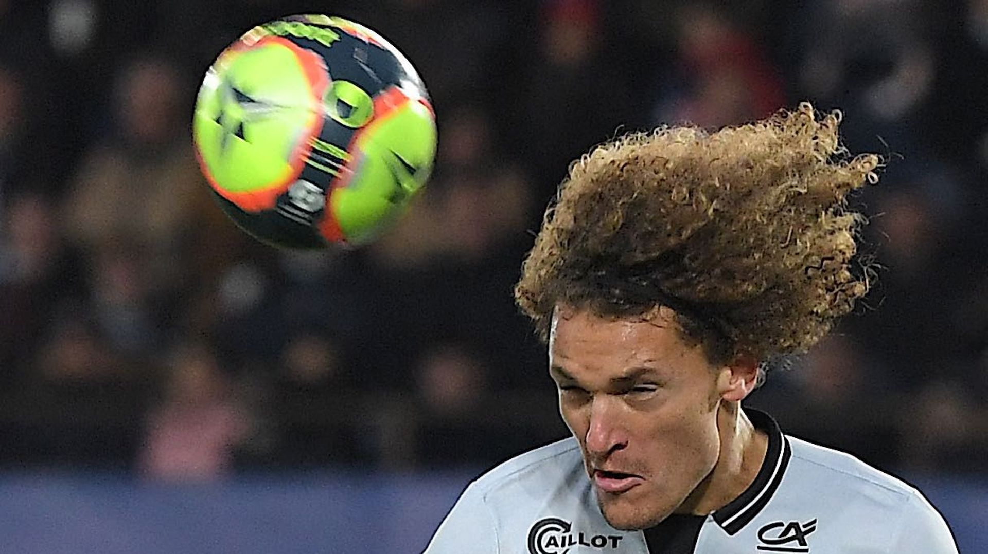 Le défenseur belge Wout Faes lors du match de Ligue 1 entre Strasbourg et Reims, novembre 2021.