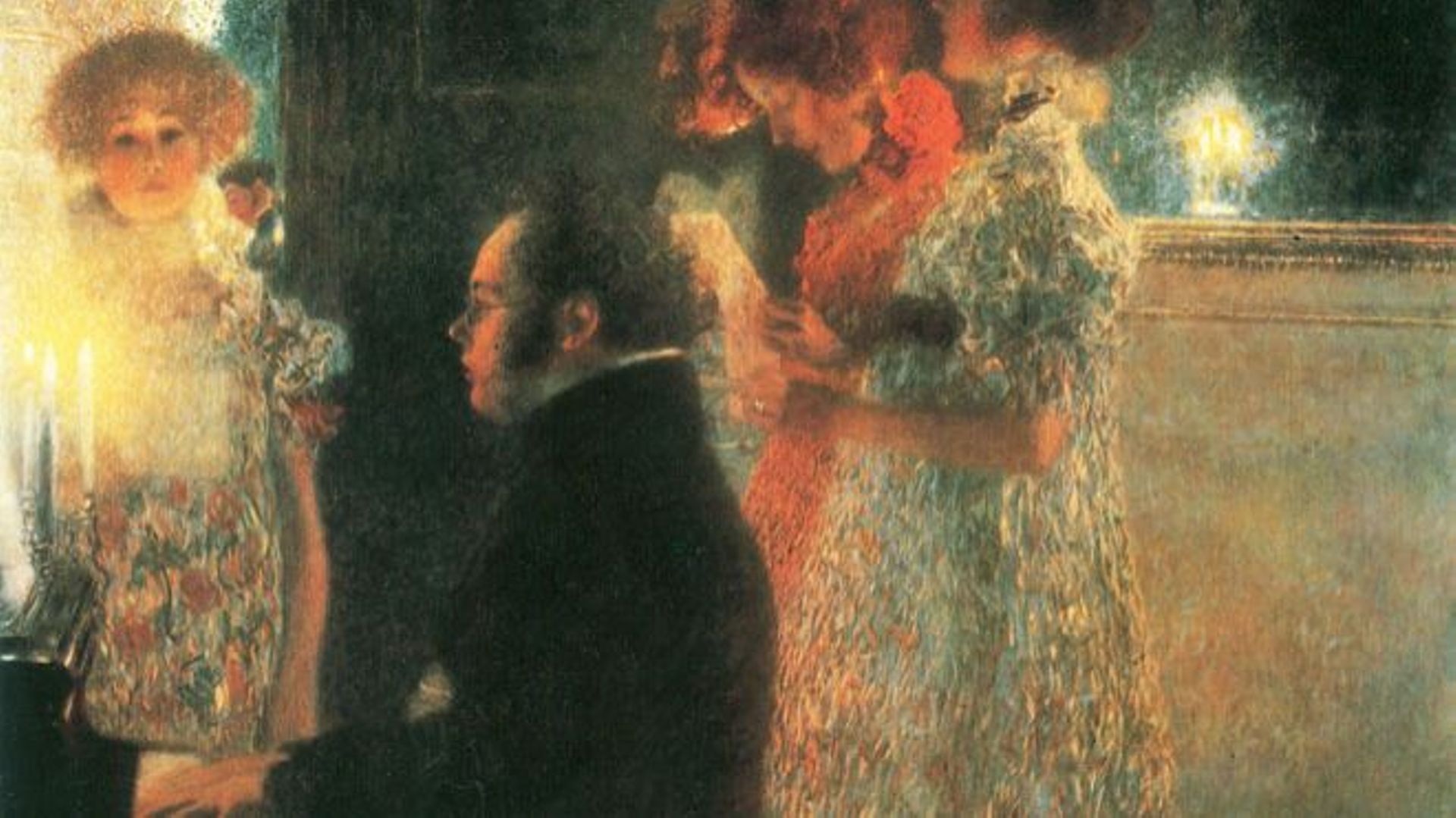 Gustav Klimt : Schubert au piano