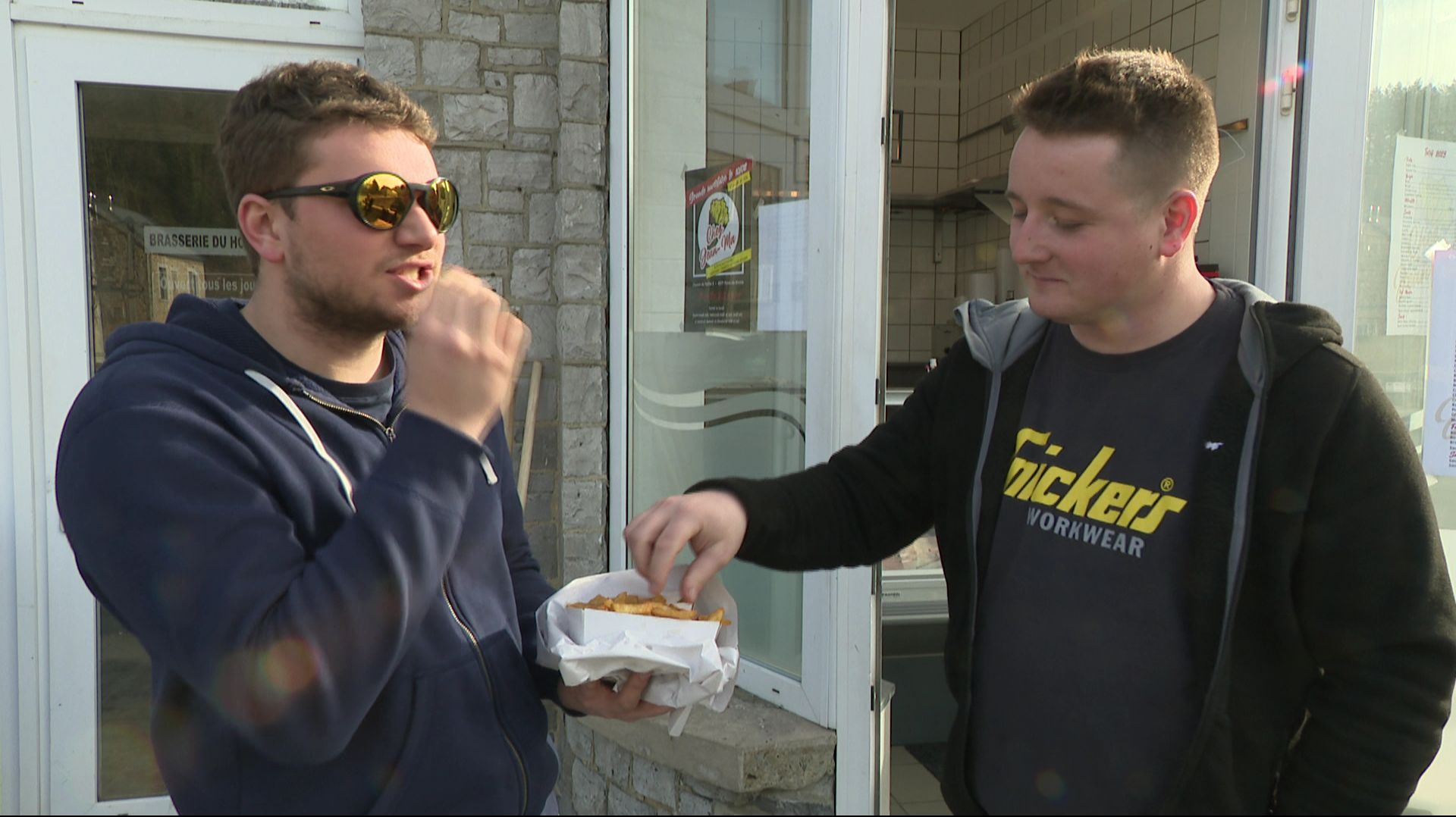 Arnaud et Baptiste reprennent la friterie «Chez Jean-Marie» à Modave