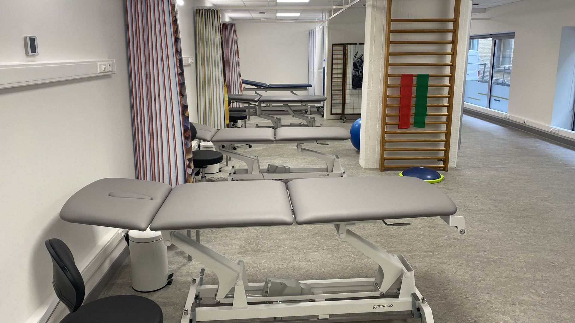 La salle où seront dispensés les soins de kinésithérapie