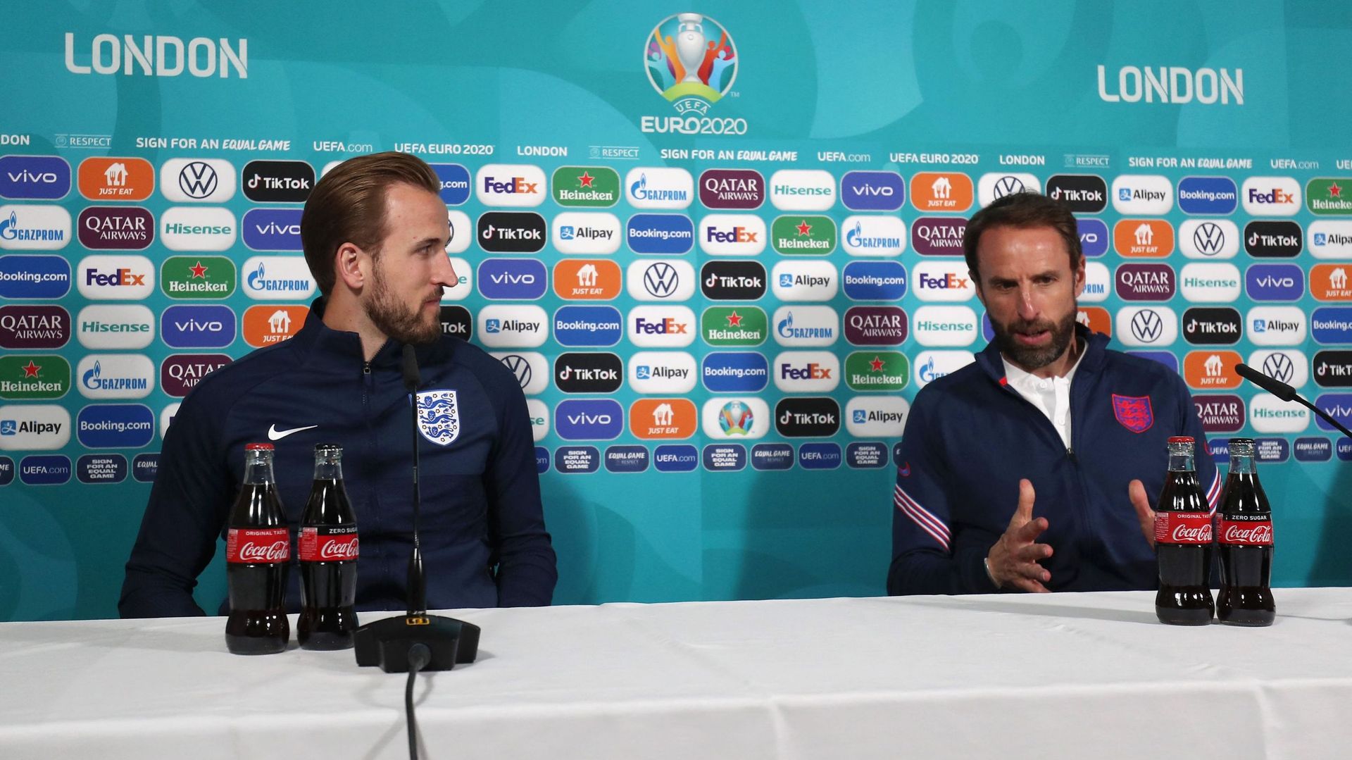 Le sélectionneur anglais Gareth Southgate a assuré que dimanche serait "un jour de match normal", malgré la finale de l’Euro contre l’Italie à Wembley, mais pour son attaquant Harry Kane, le but sera bien de "finir le job" et ramener le trophée.