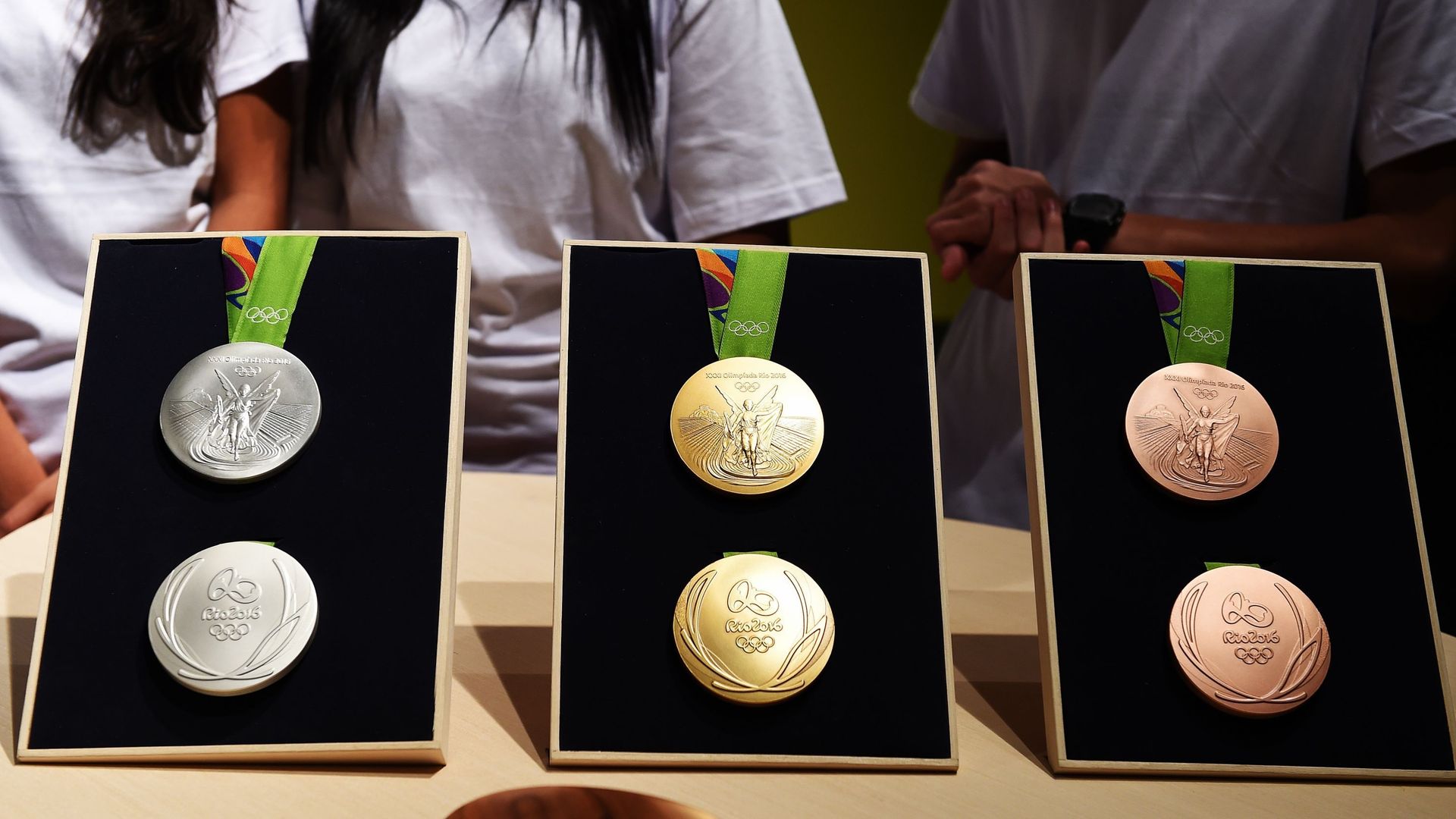 Les médailles des Jeux Olympiques de Rio, en 2016