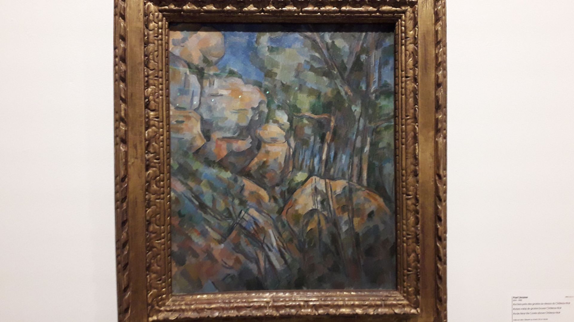 Paul Cézanne, Rochers près des grottes au-dessus du Château-Noir