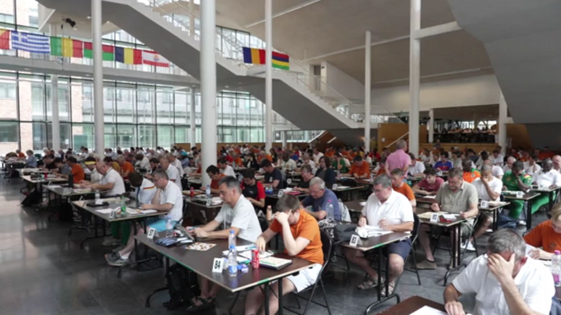 750 joueurs sont venus de Belgique et des quatre coins du monde pour participer au Mondial du Scrabble francophone.