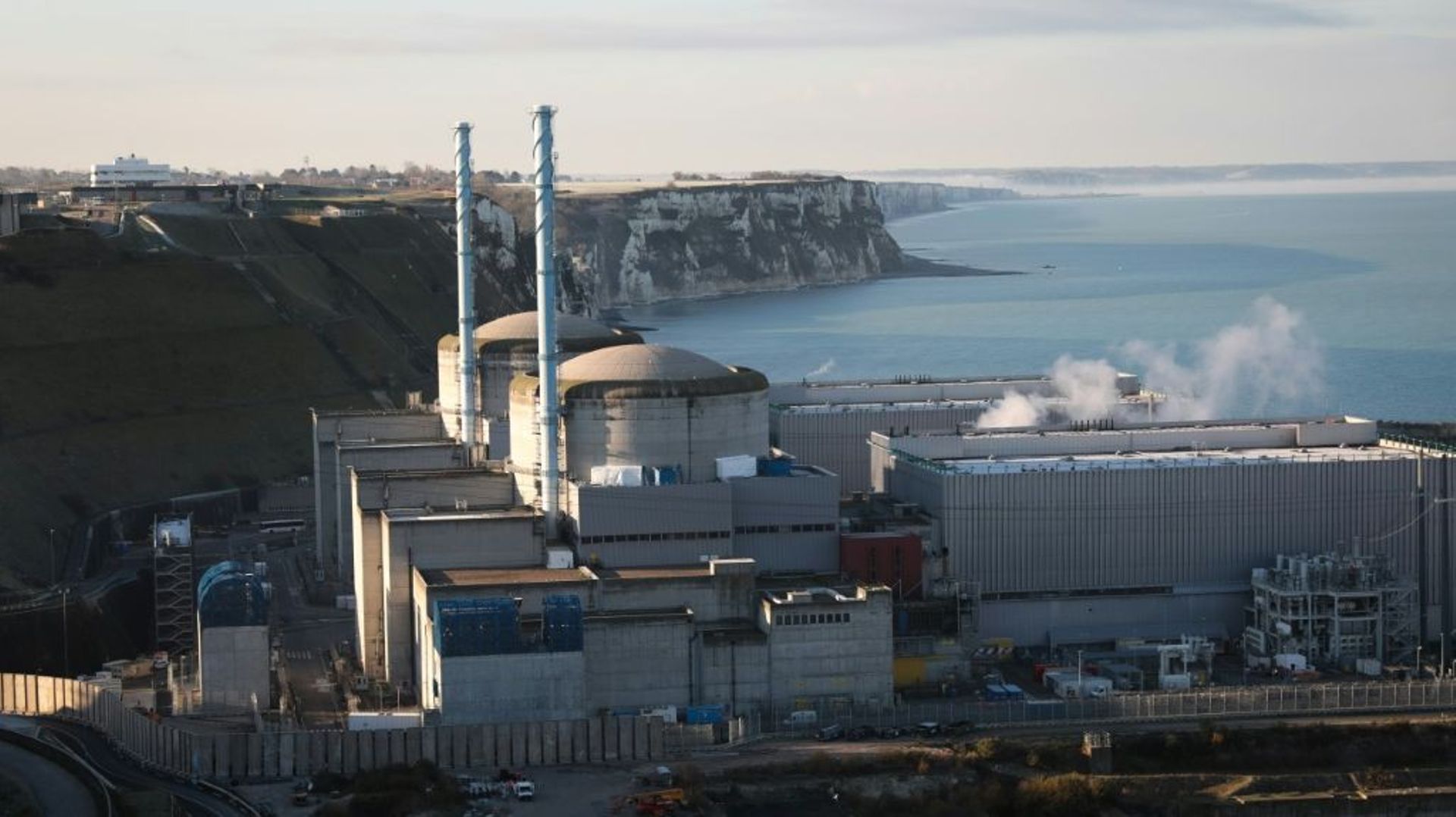 La centrale nucléaire de Penly à Petit-Caux, en Seine-Maritime, le 9 décembre 2022
