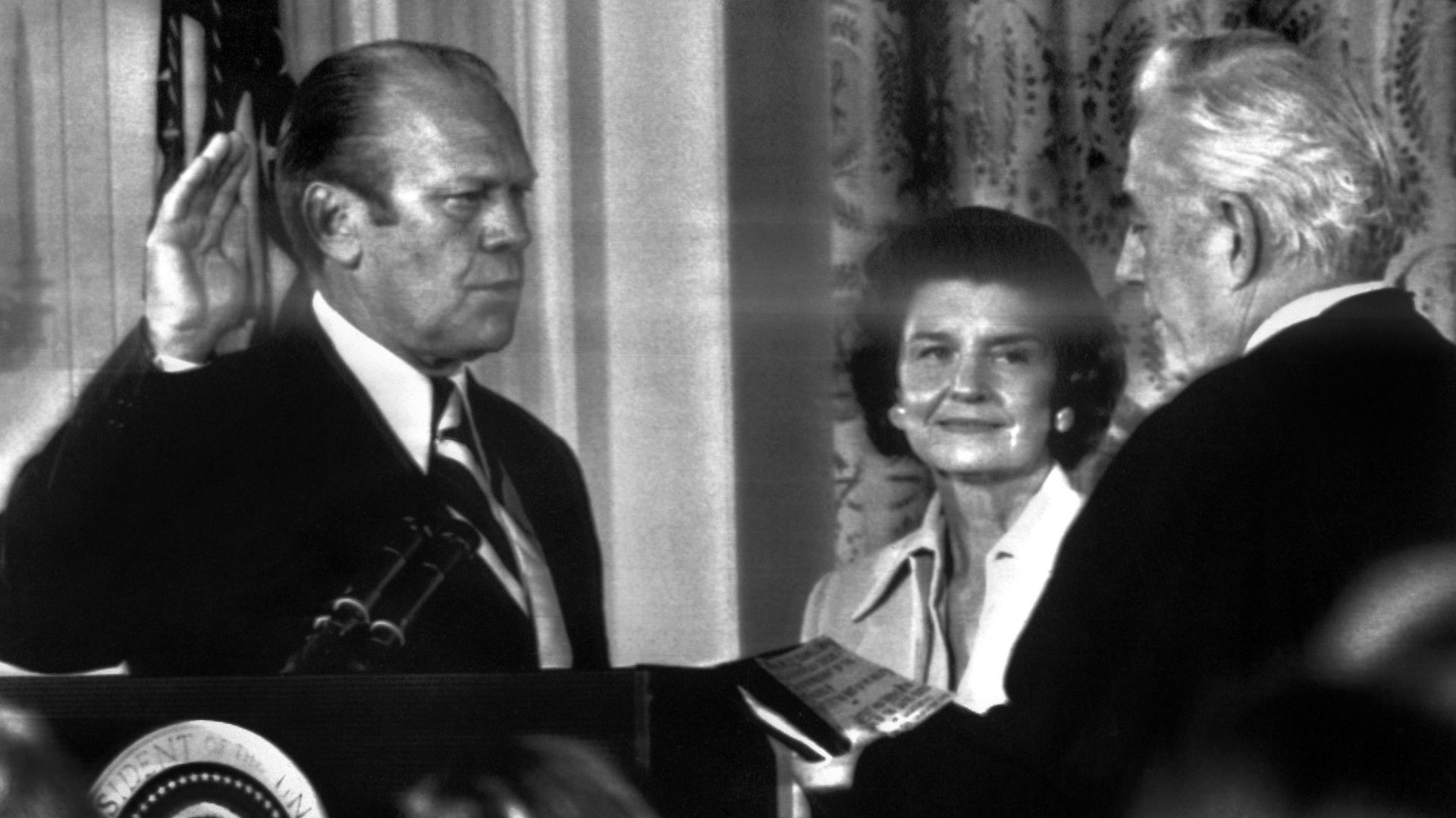Prestation de serment de Gerald Ford, le 10 août 1974