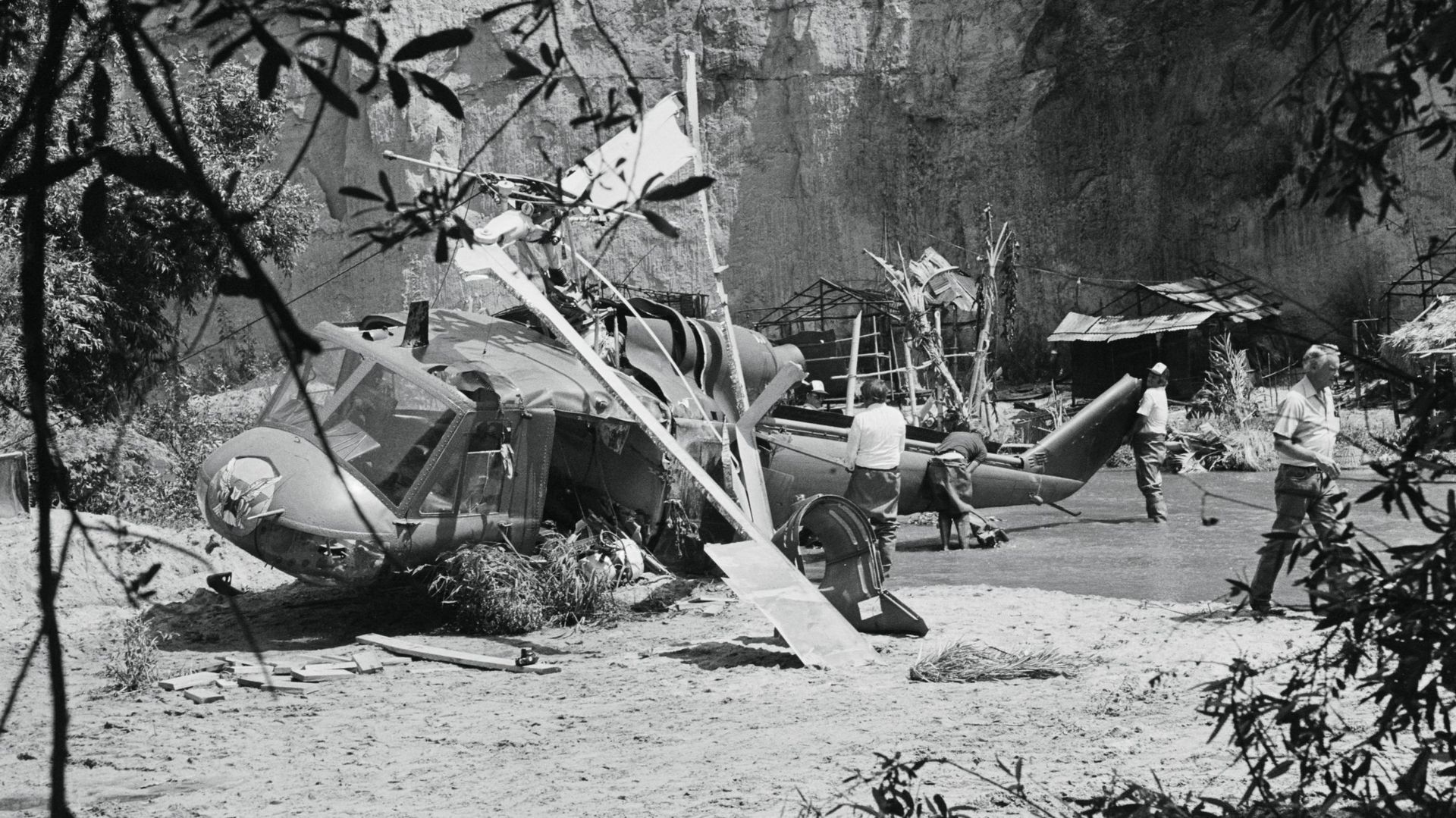 L'hélicoptère du film Twilight Zone, tombé accidentellement pendant le tournage