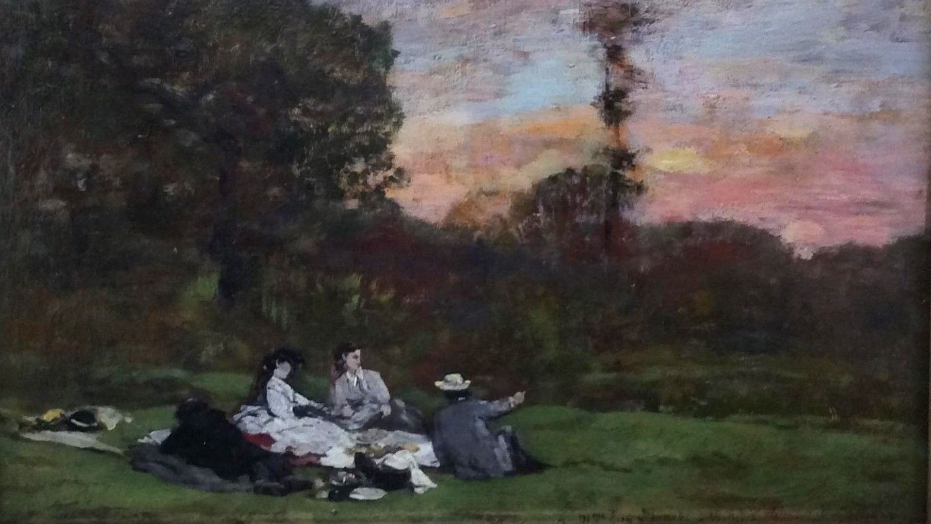 Eugène Boudin, Le Déjeuner sur l'herbe, 1886