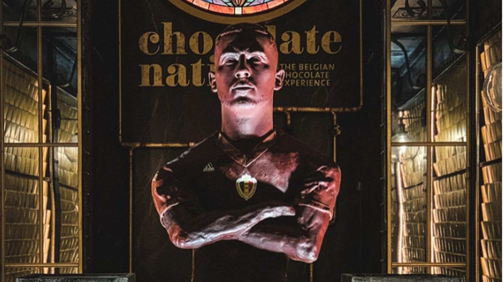 Eden Hazard a désormais sa statue... en chocolat RTBF Actus