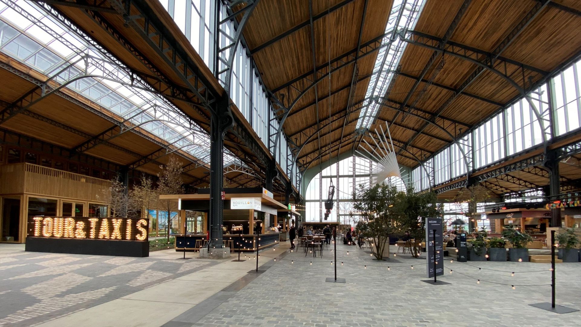 Le Food Market de la gare maritime propose une "expérience entièrement digitale"