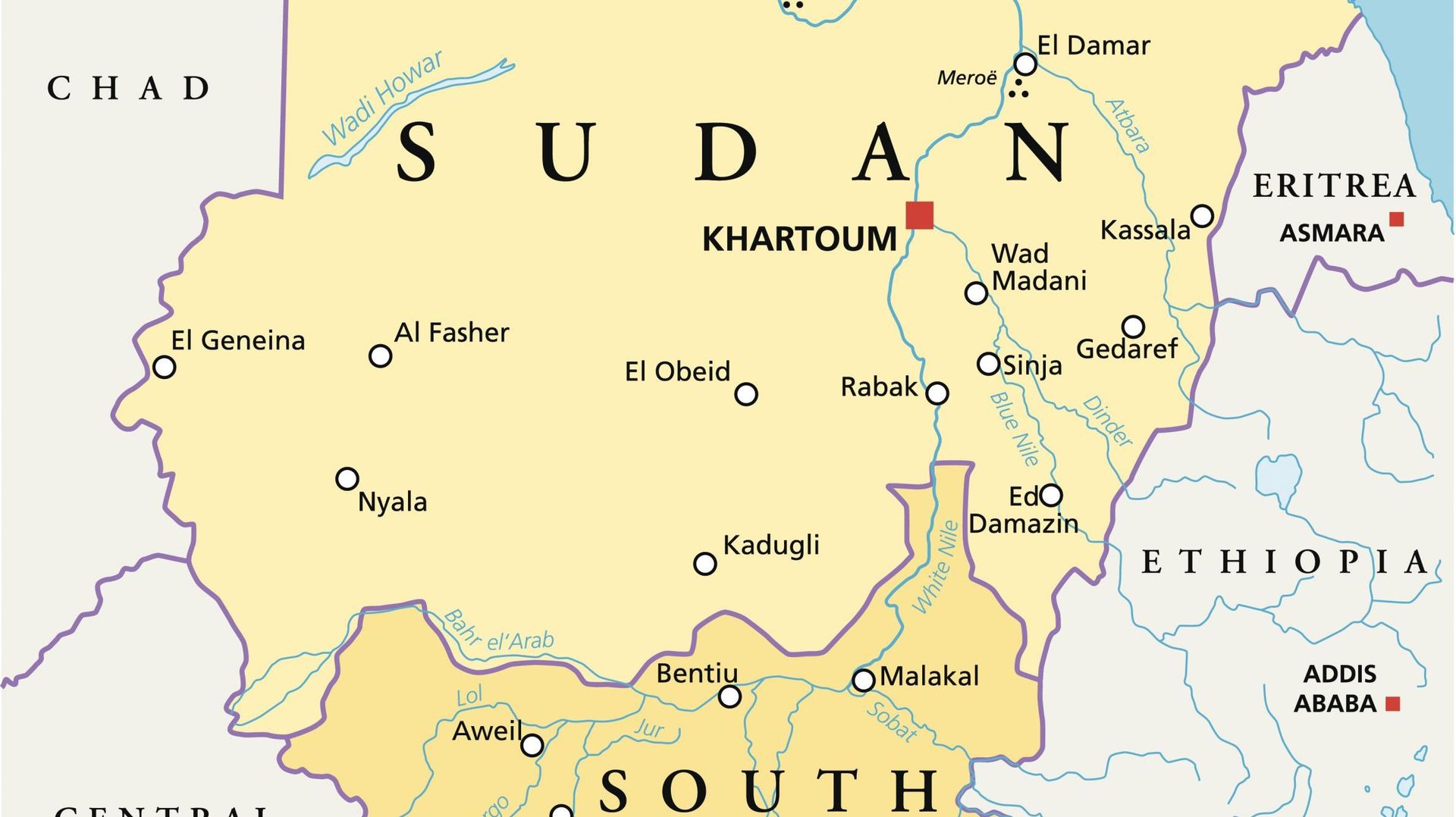 Soudan et Soudan du Sud