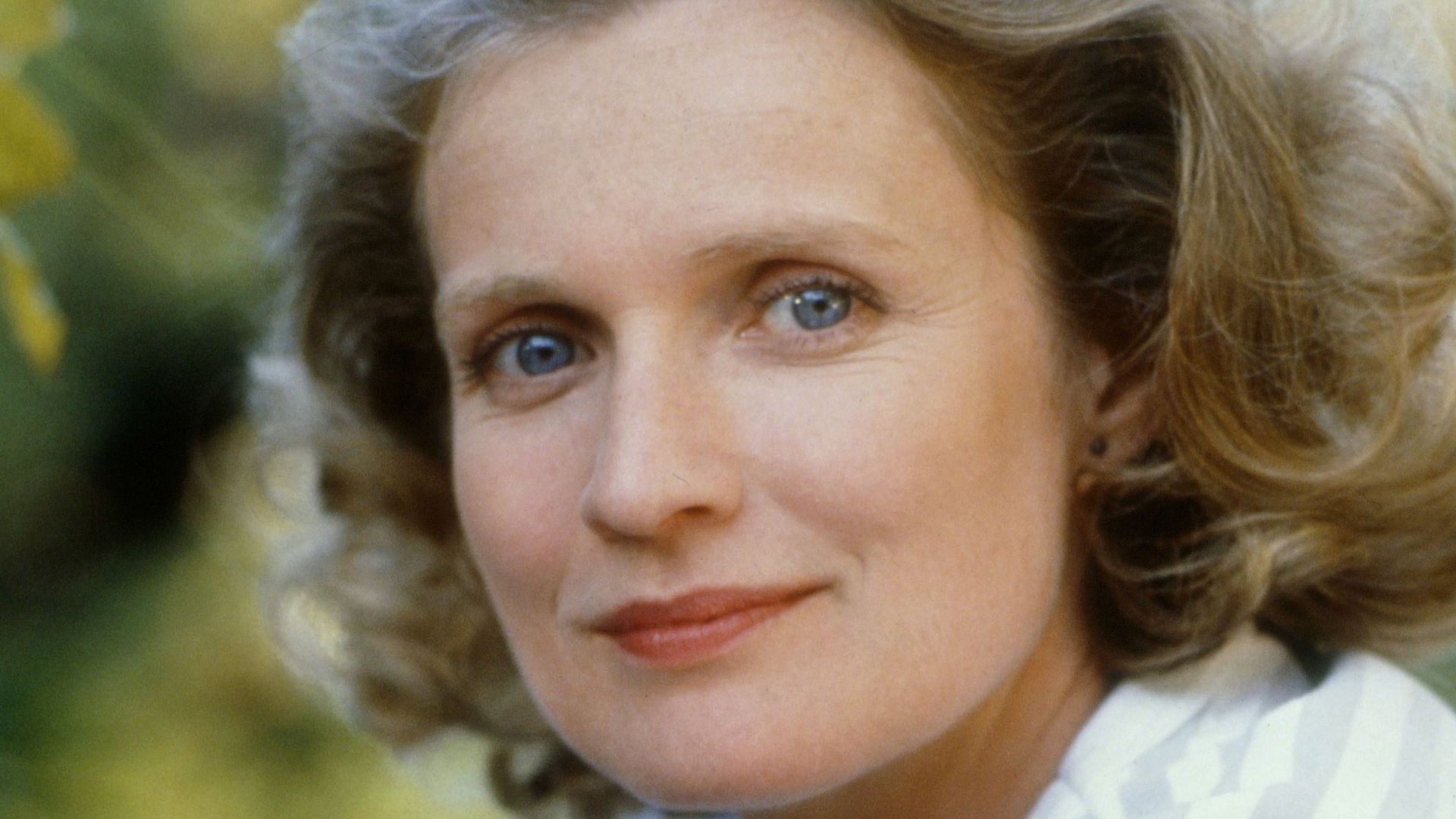Marie-Christine Barrault on the set of &#34;Marie Curie&#34;.