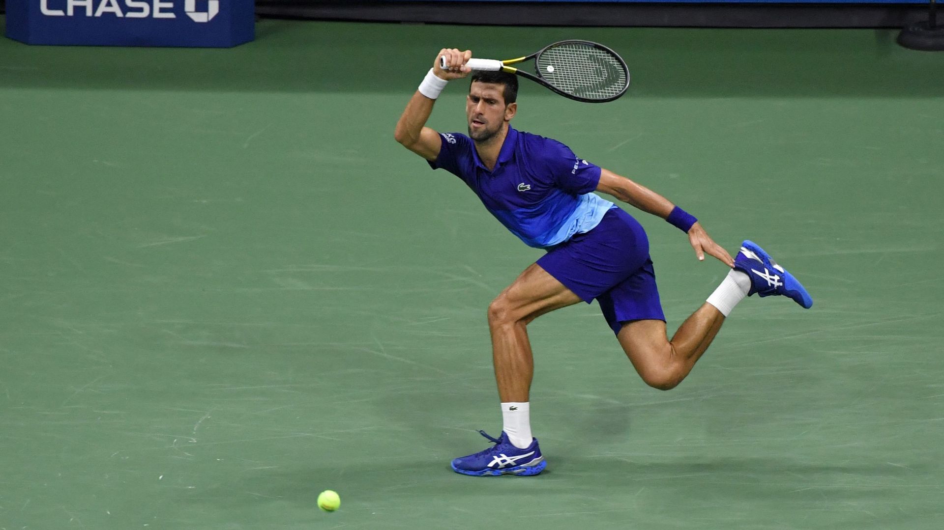Novak Djokovic, qualifié pour les demi-finales de l’US Open