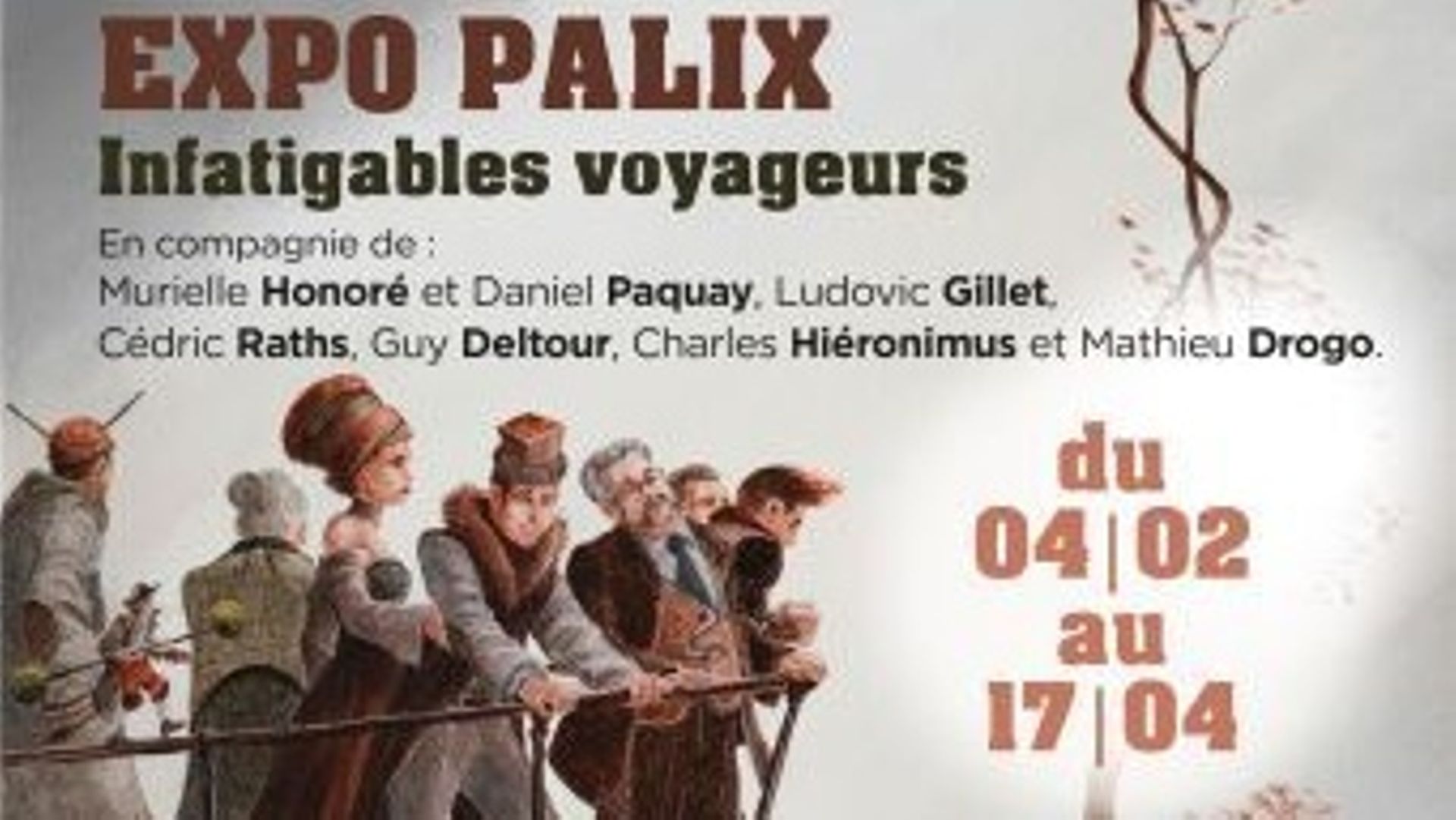 Exposition "Infatigables voyageurs" de Palix