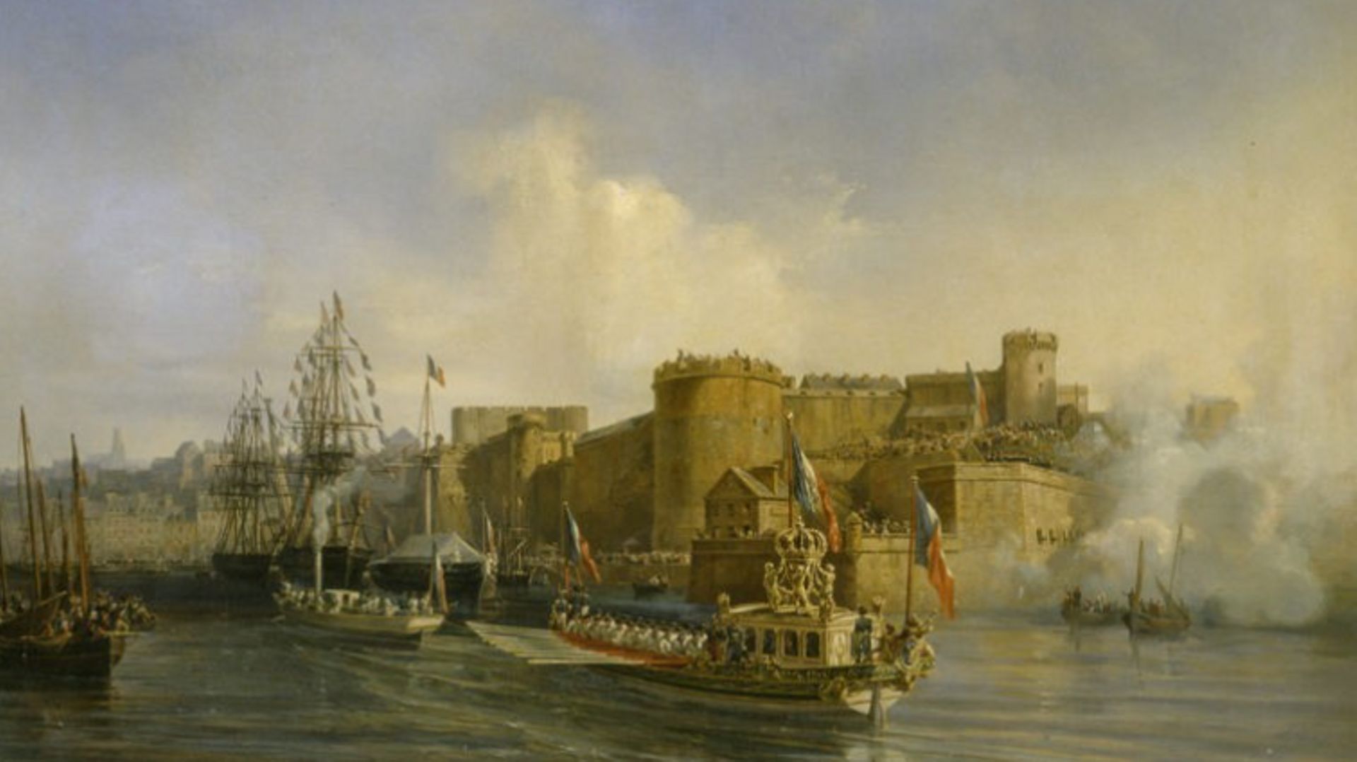 Visite de Napoléon III le 11 août 1858 à Brest
