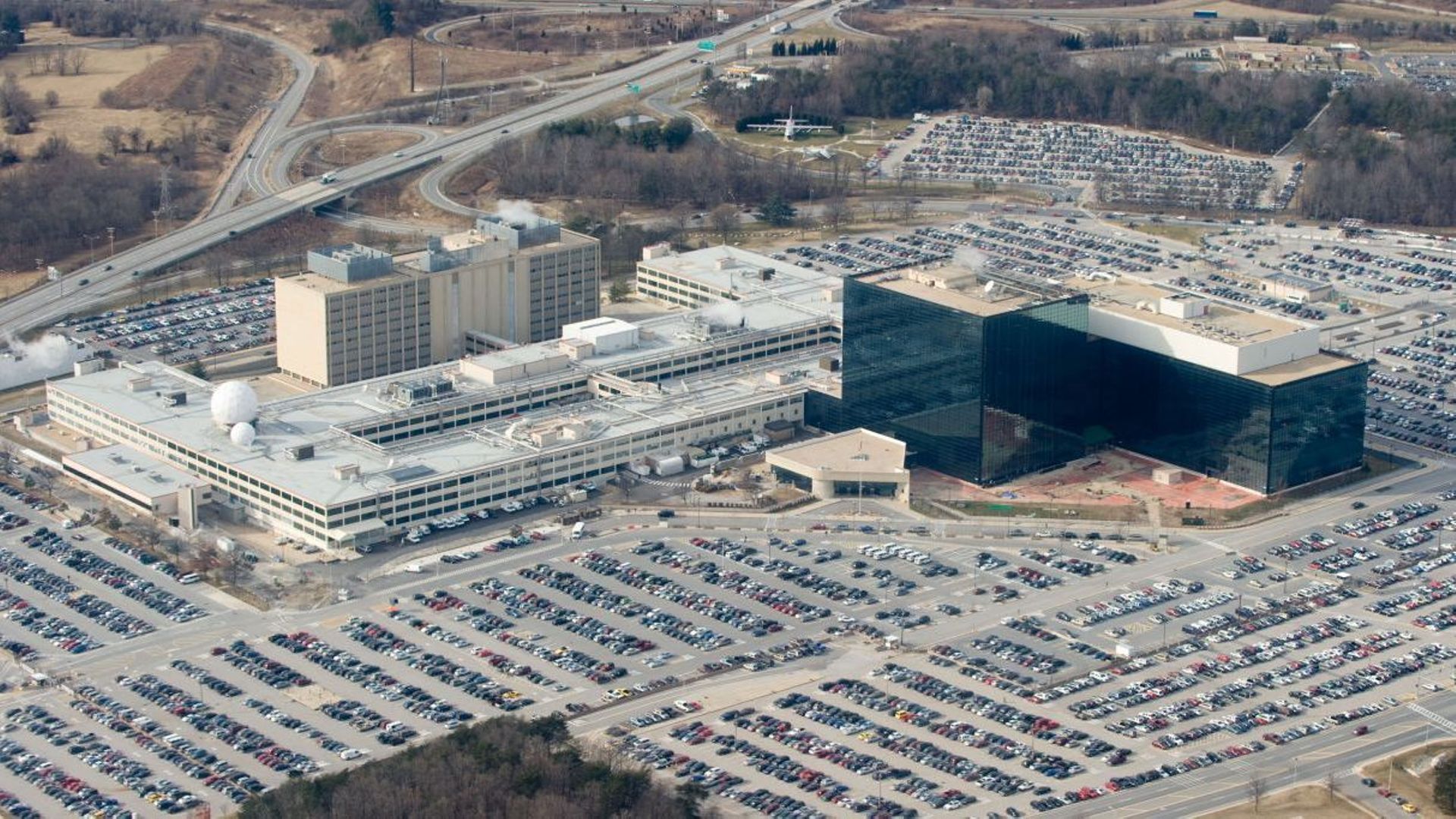 Le siège de la NSA à Fort Meade dans le Maryland