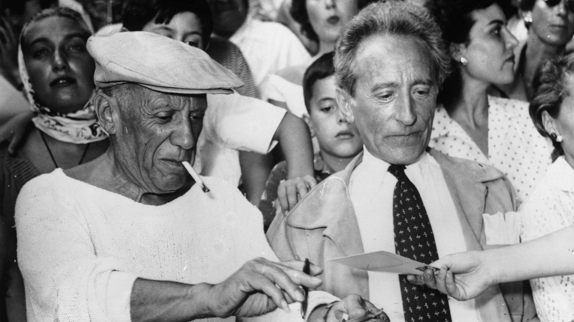 Pablo Picasso et jean Cocteau