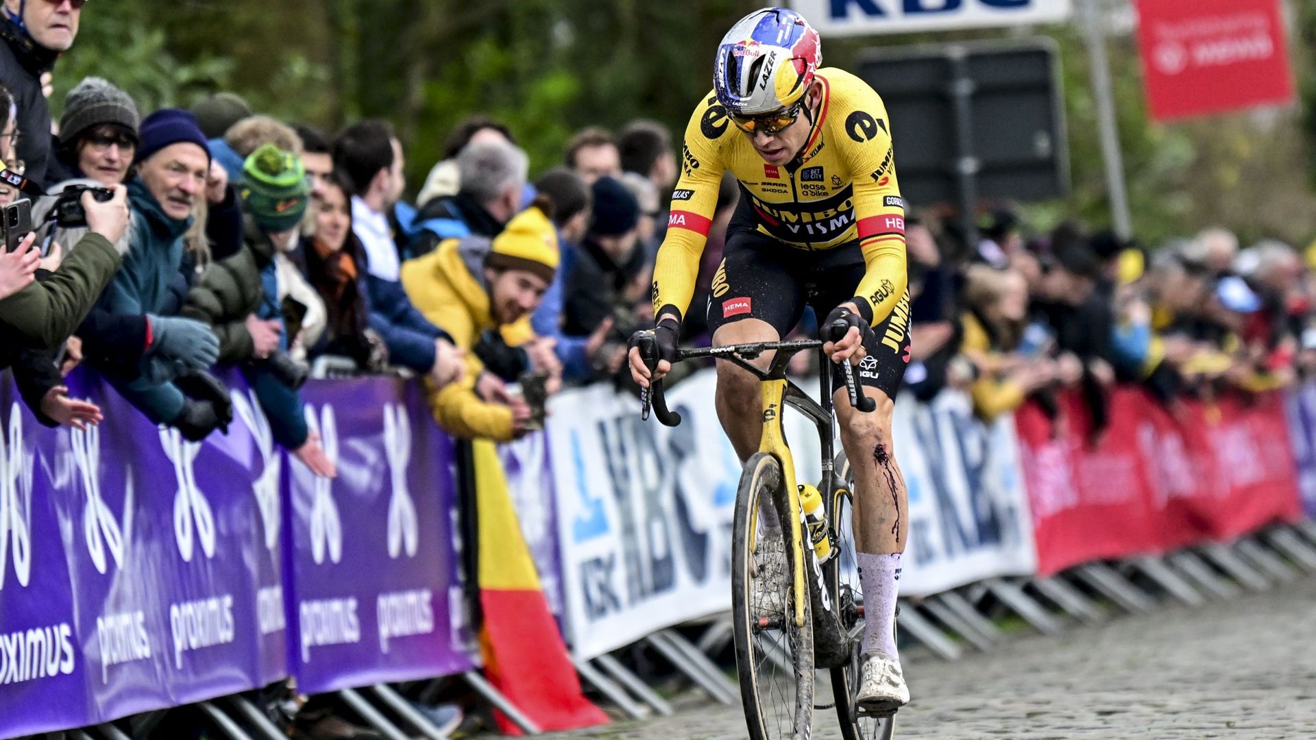 Parigi-Roubaix: Jumbo-Visma avrà il nuovo sistema di pressione delle gomme, ma non Wout van Aert