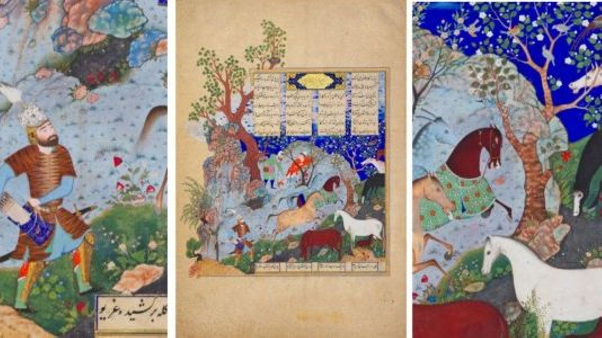 Le feuillet en vente chez Sotheby's provient du Grand Shahnameh de Shah Tahmasp, le plus grand manuscrit illustré du Livre des Rois jamais réalisé.