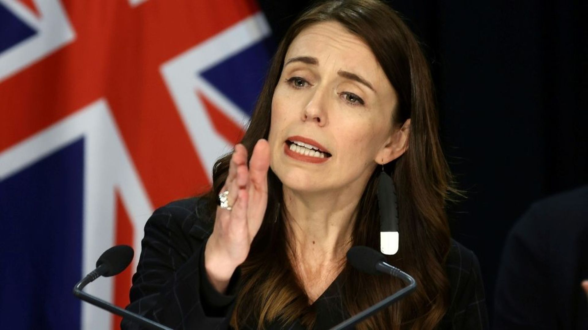 La Première ministre néo-zélandaise Jacinda Ardern, le 30 novembre 2020 à Wellington