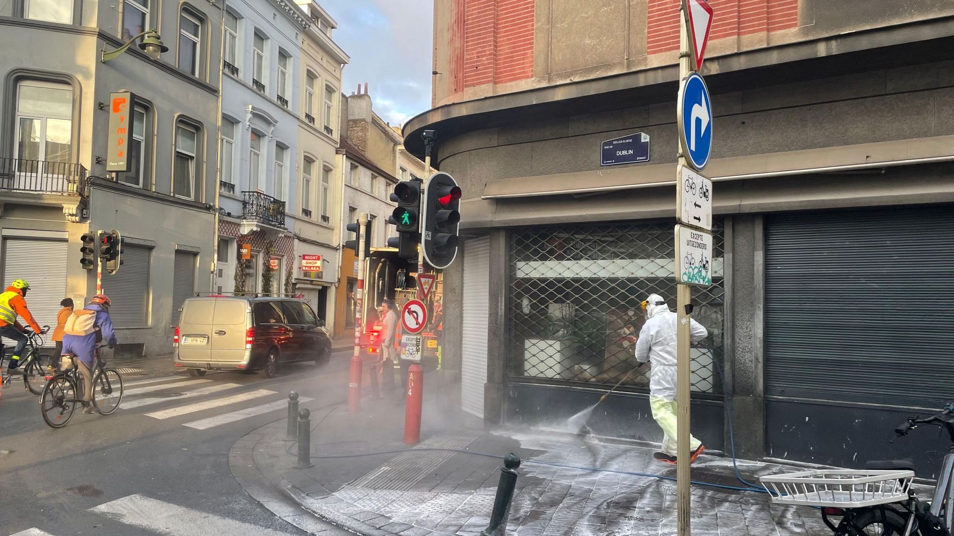Ixelles : le quartier Matonge nettoyé de fond en comble