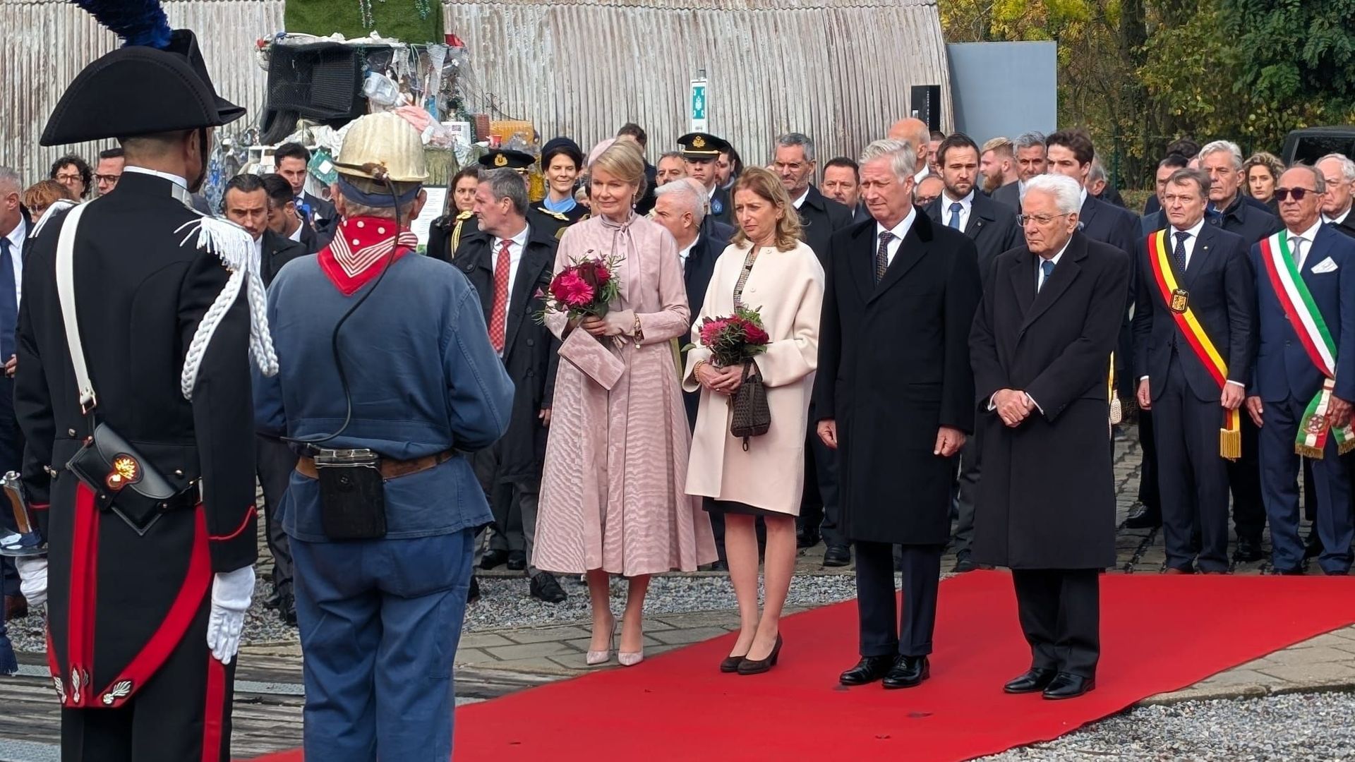Bois du Cazier : un hommage aux victimes pour la deuxième journée de la visite d’État du président italien