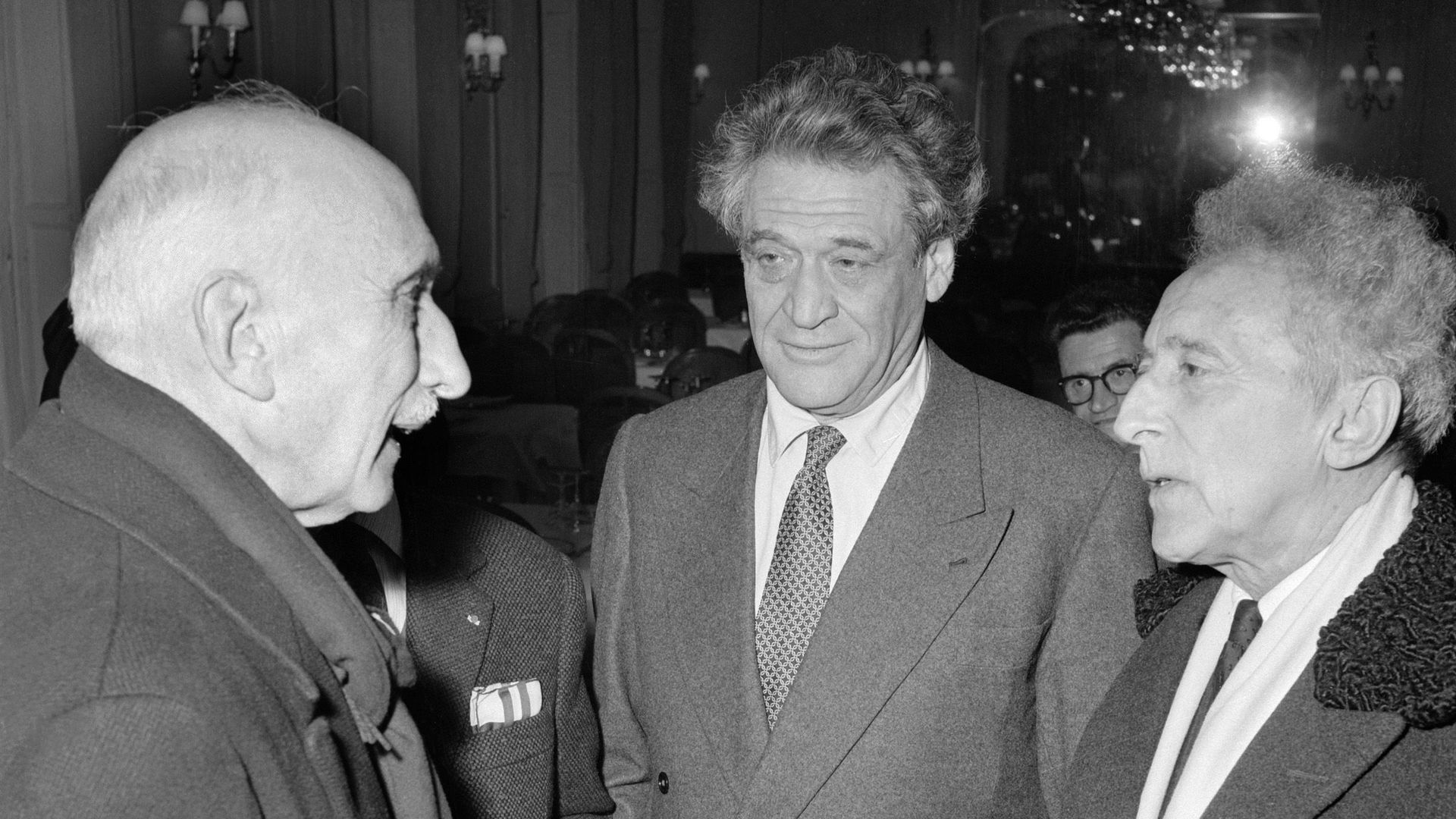 François Mauriac, Joseph Kessel et Jean Cocteau