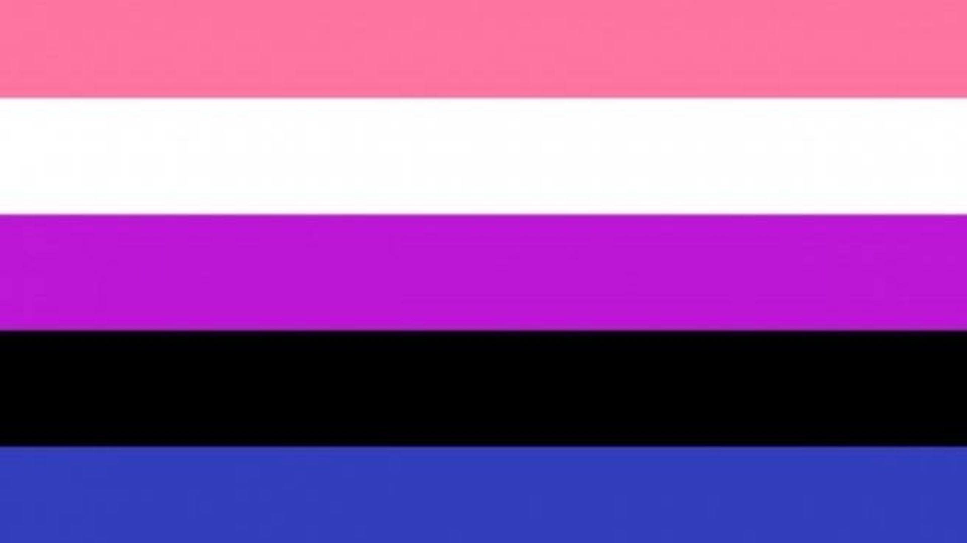 Le drapeau gender fluid