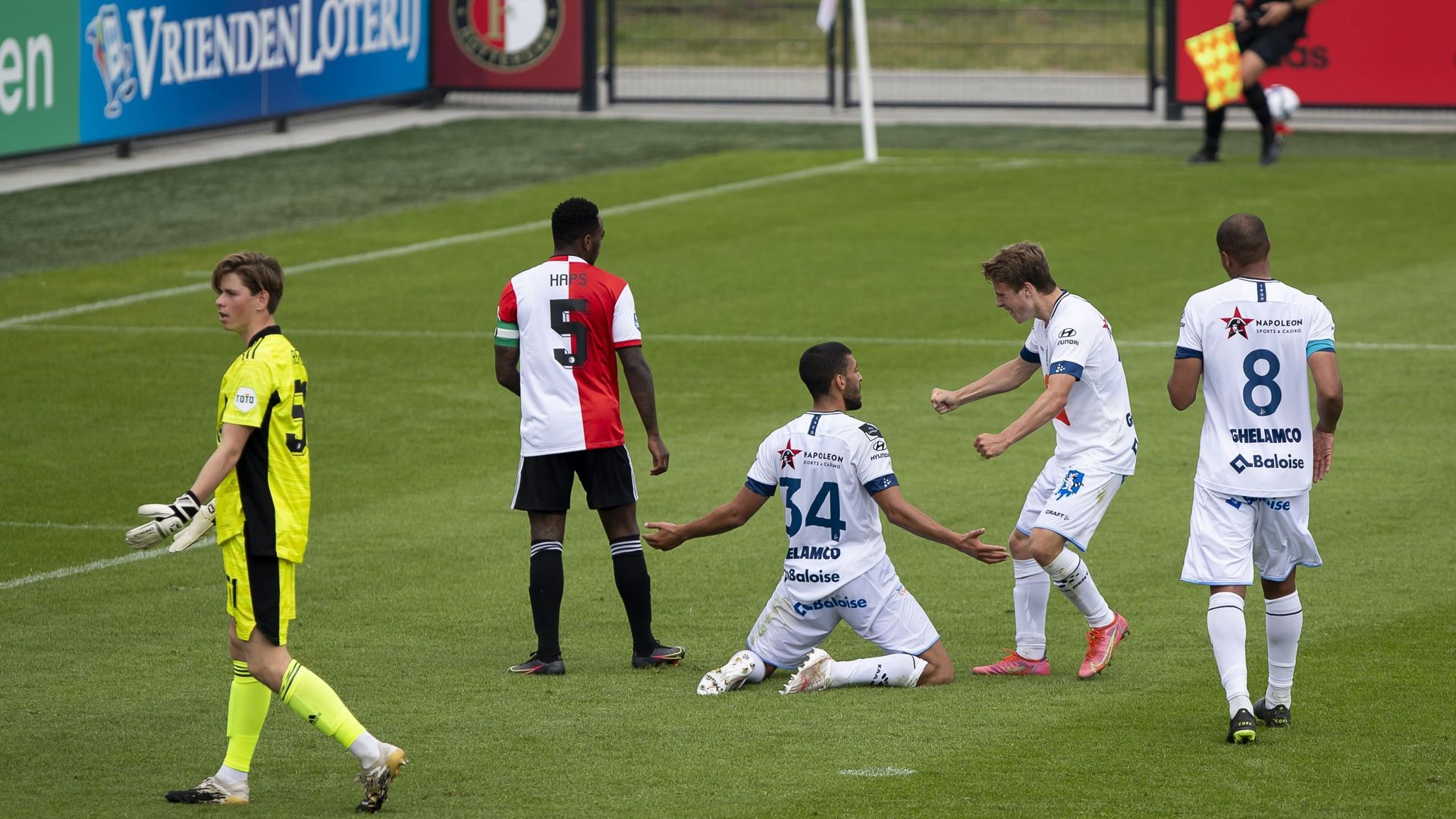 La Gantoise a partagé l'enjeu face à Feyenoord.