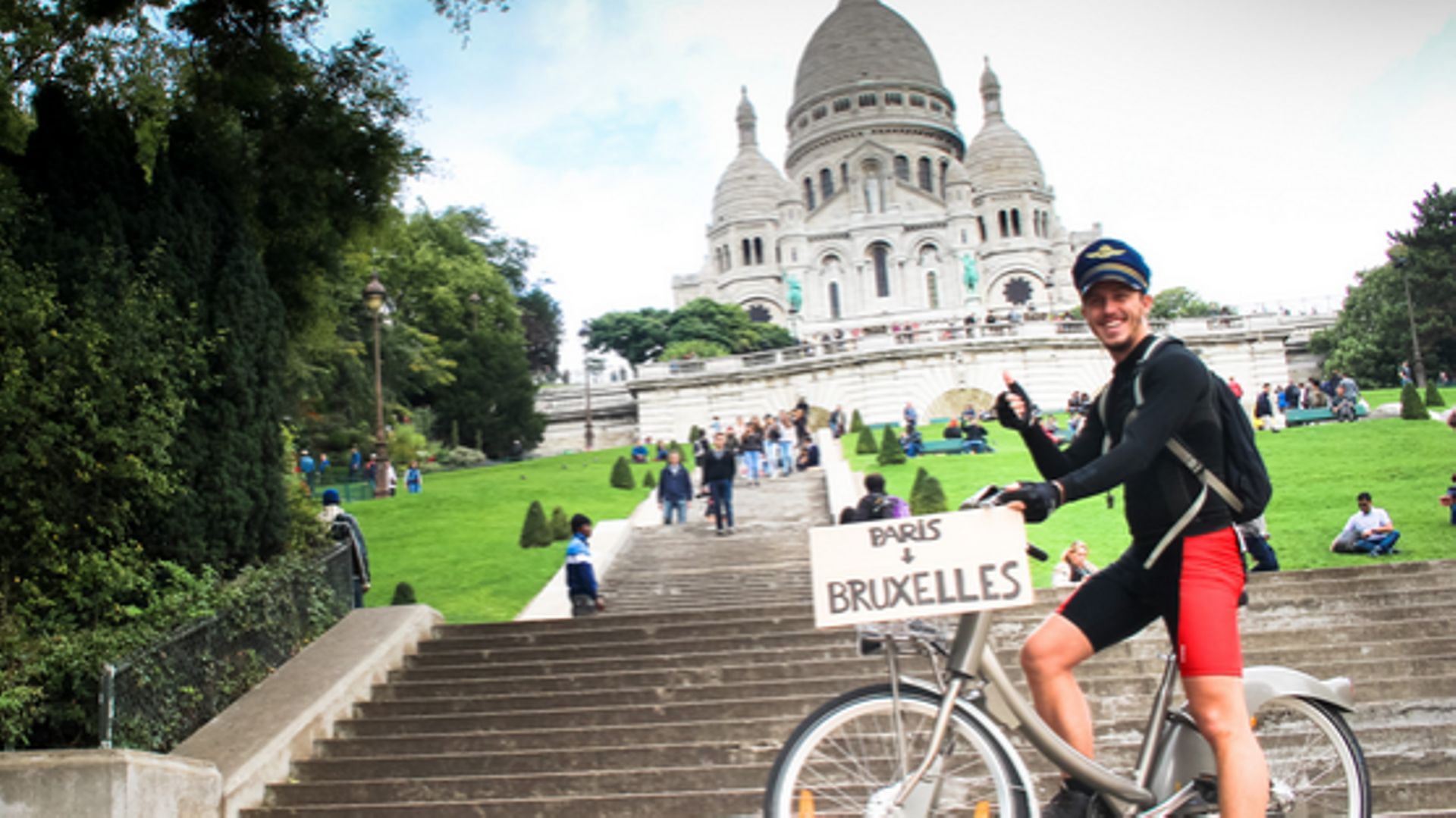 Il a fait Paris - Bruxelles en vélo libre service