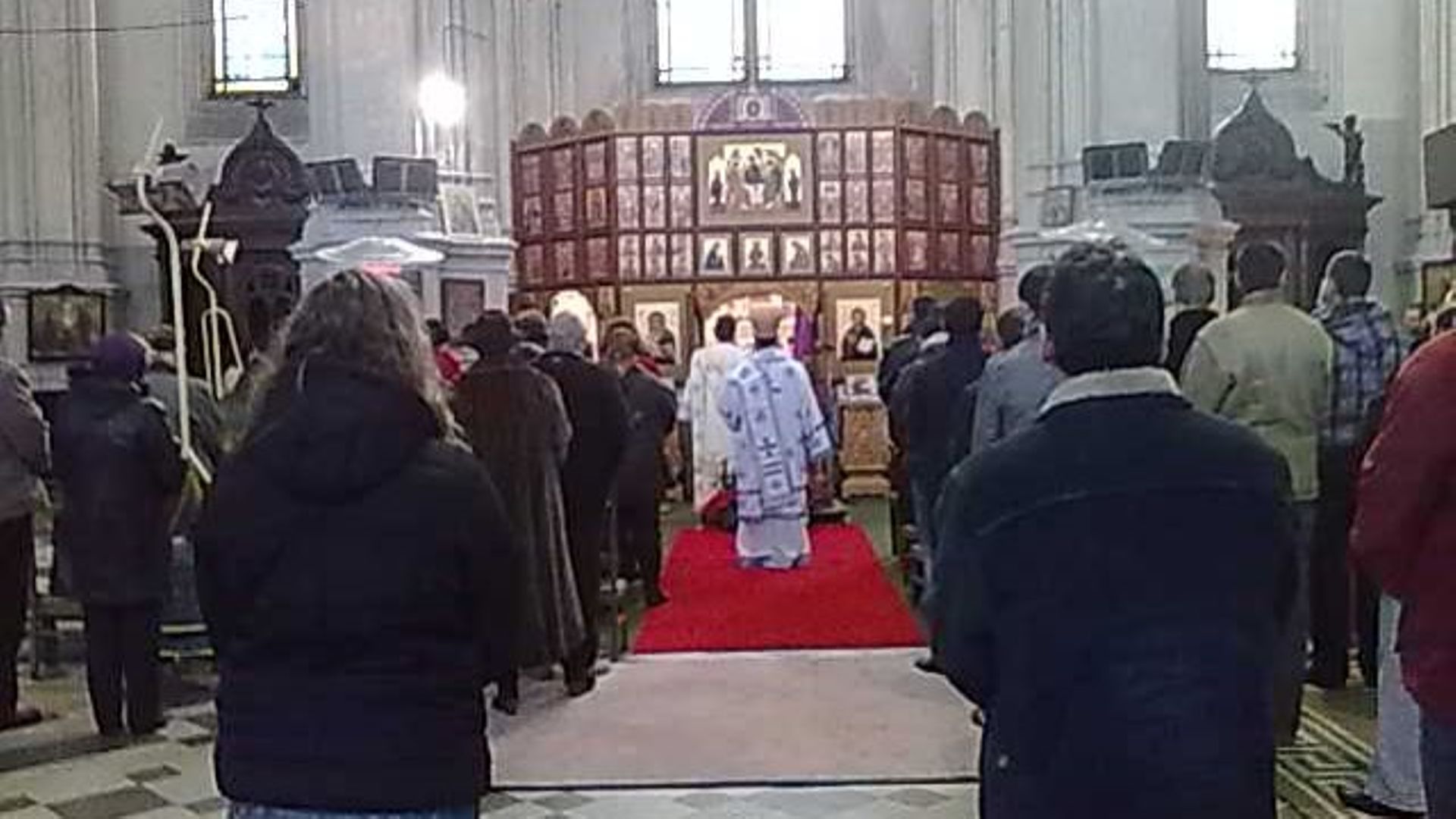 Dernière messe à l'église Sainte-Catherine à Bruxelles