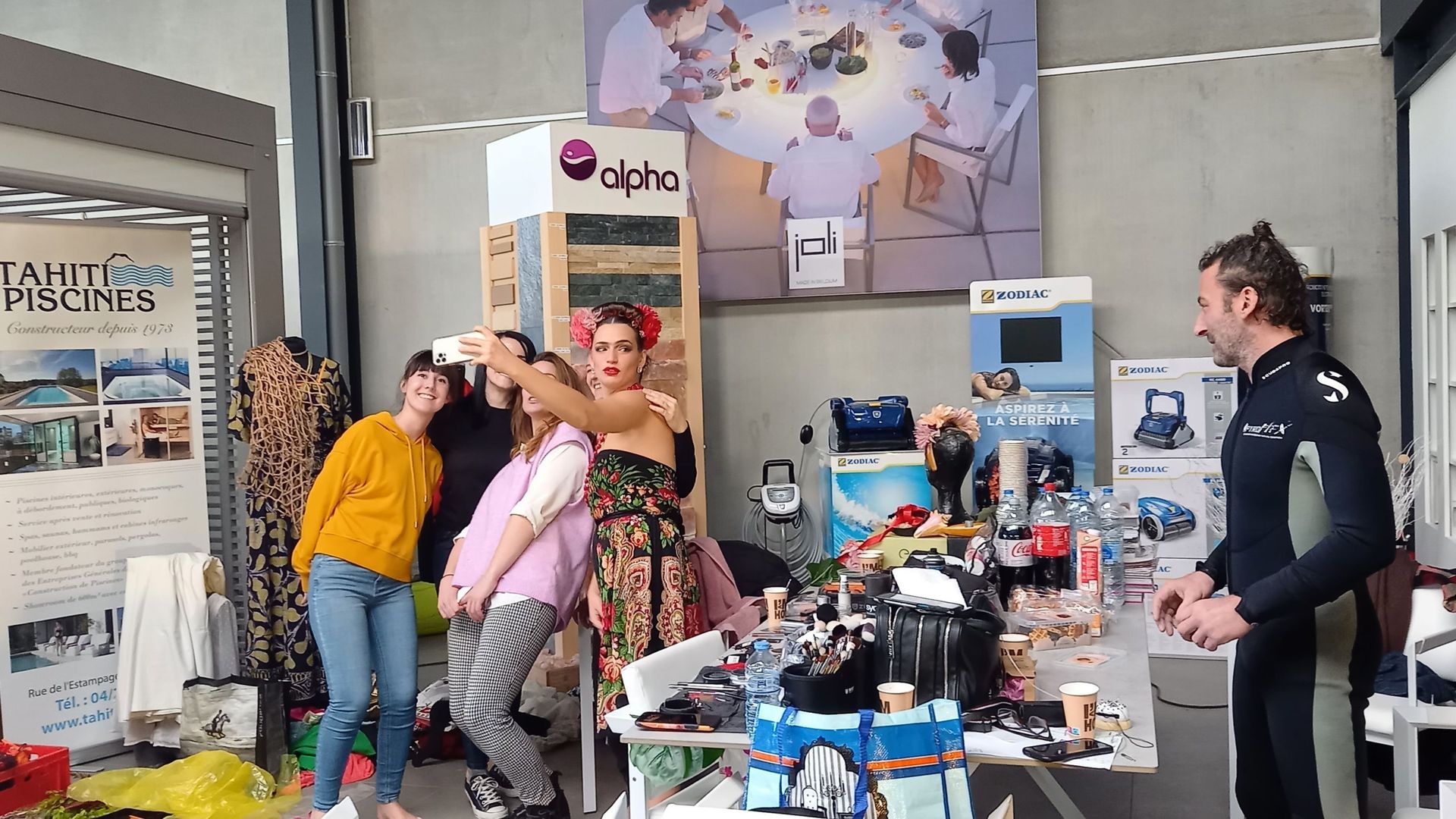 Le selfie d’après tournage…