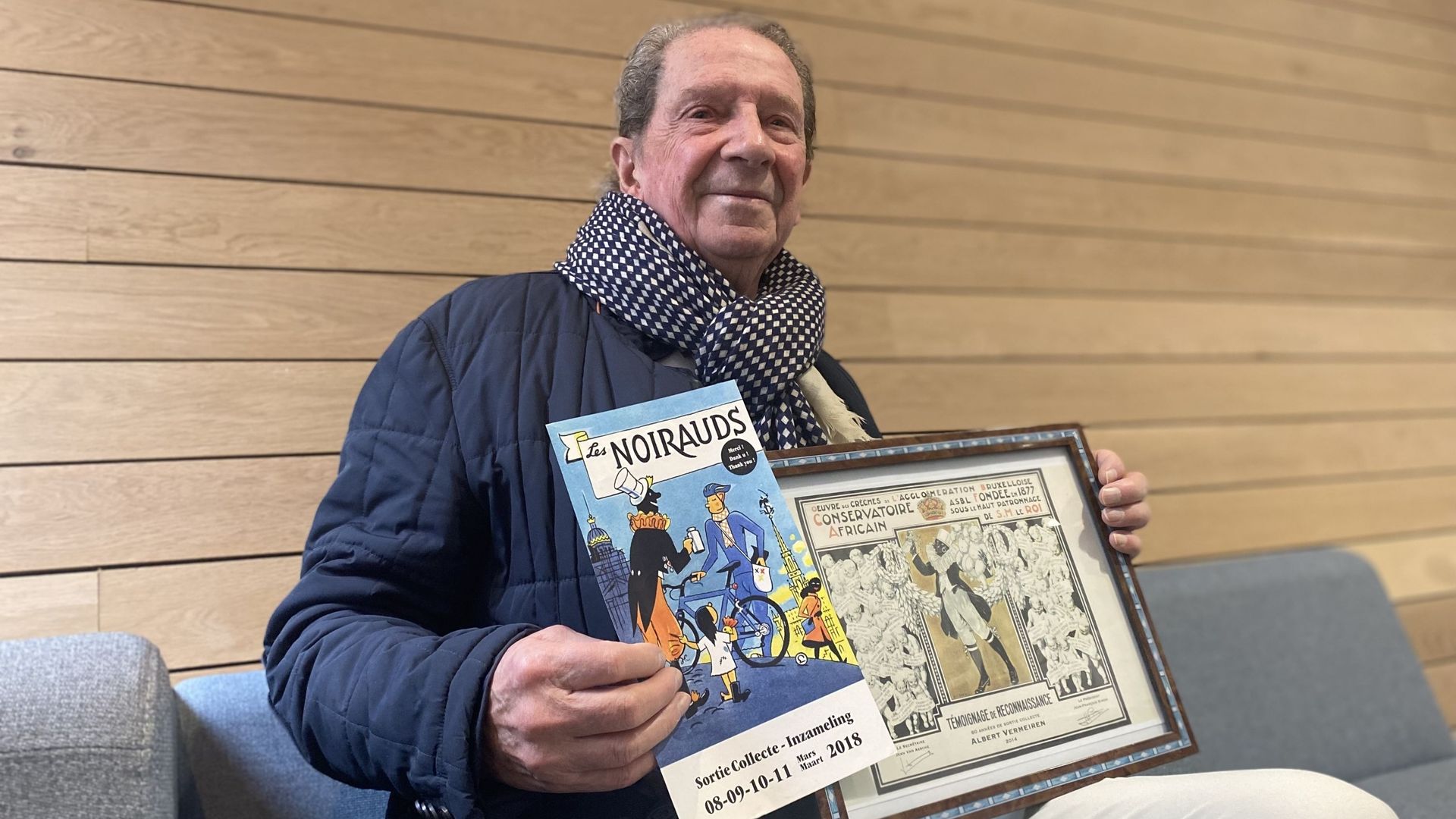 Albert Vermeiren, président honoraire des Noirauds.